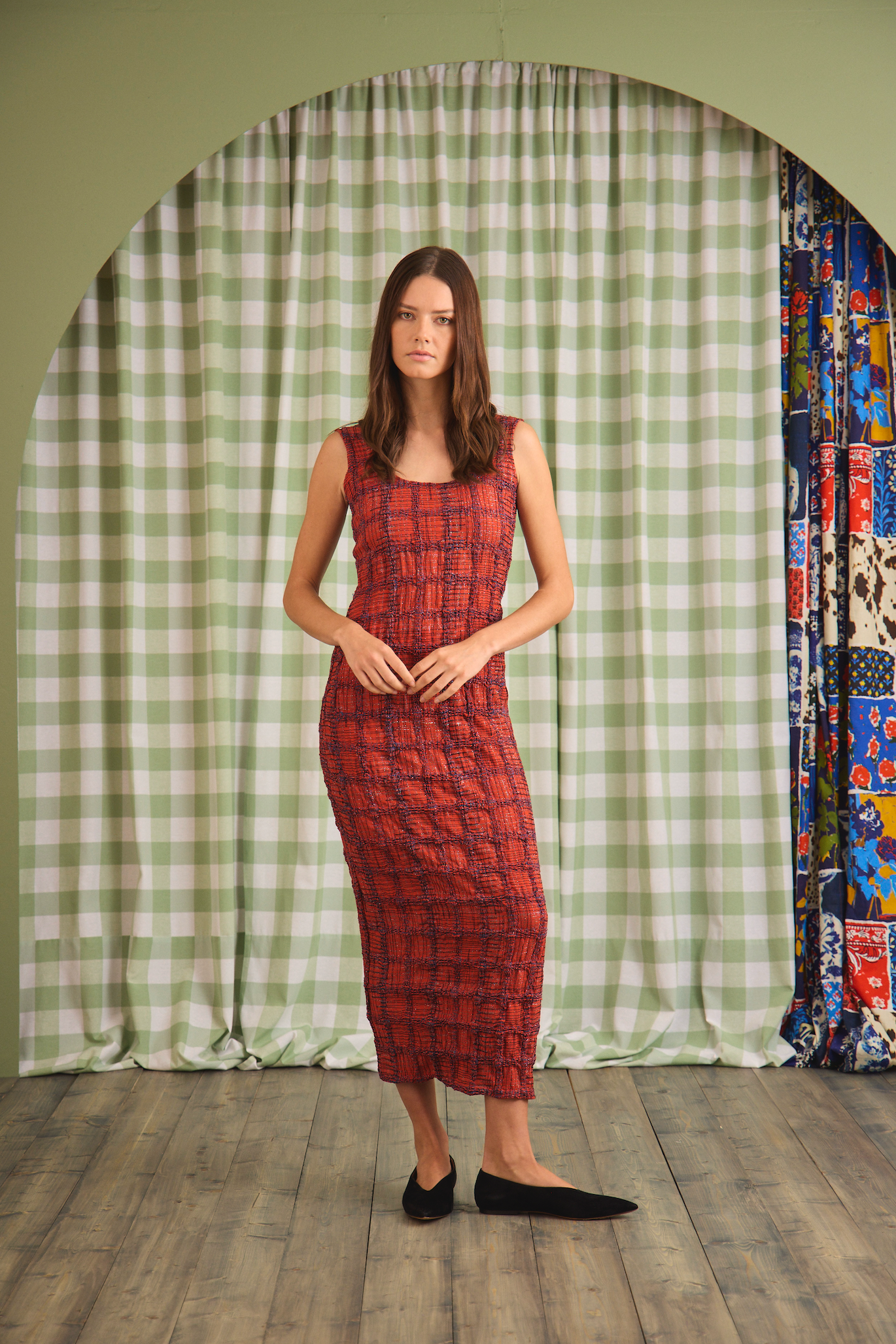 Portia Dress - Terracotta