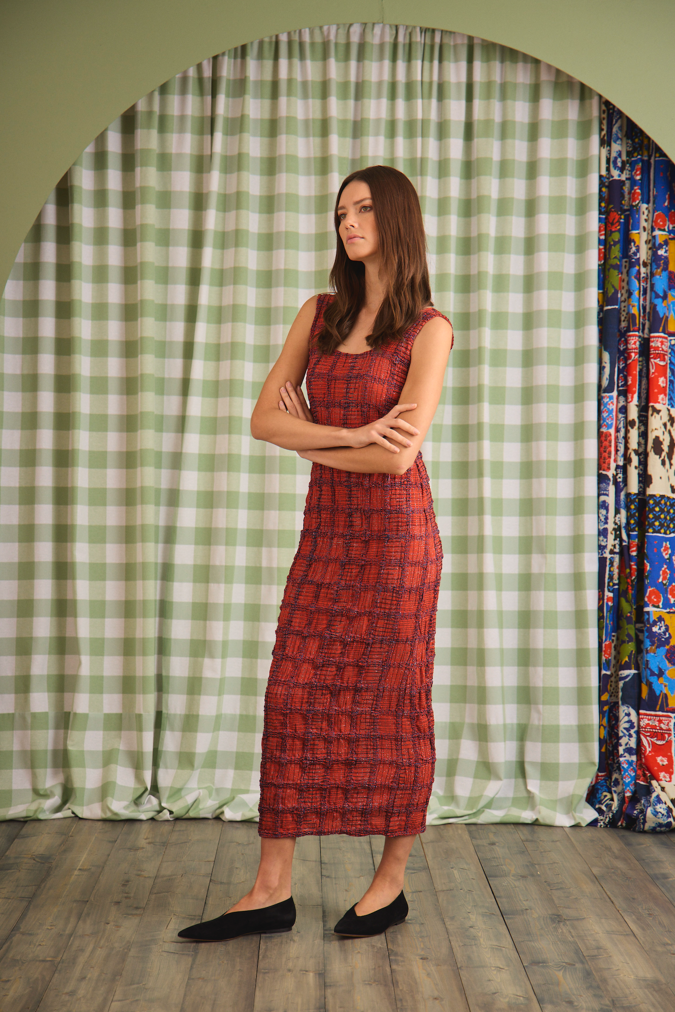 Portia Dress - Terracotta