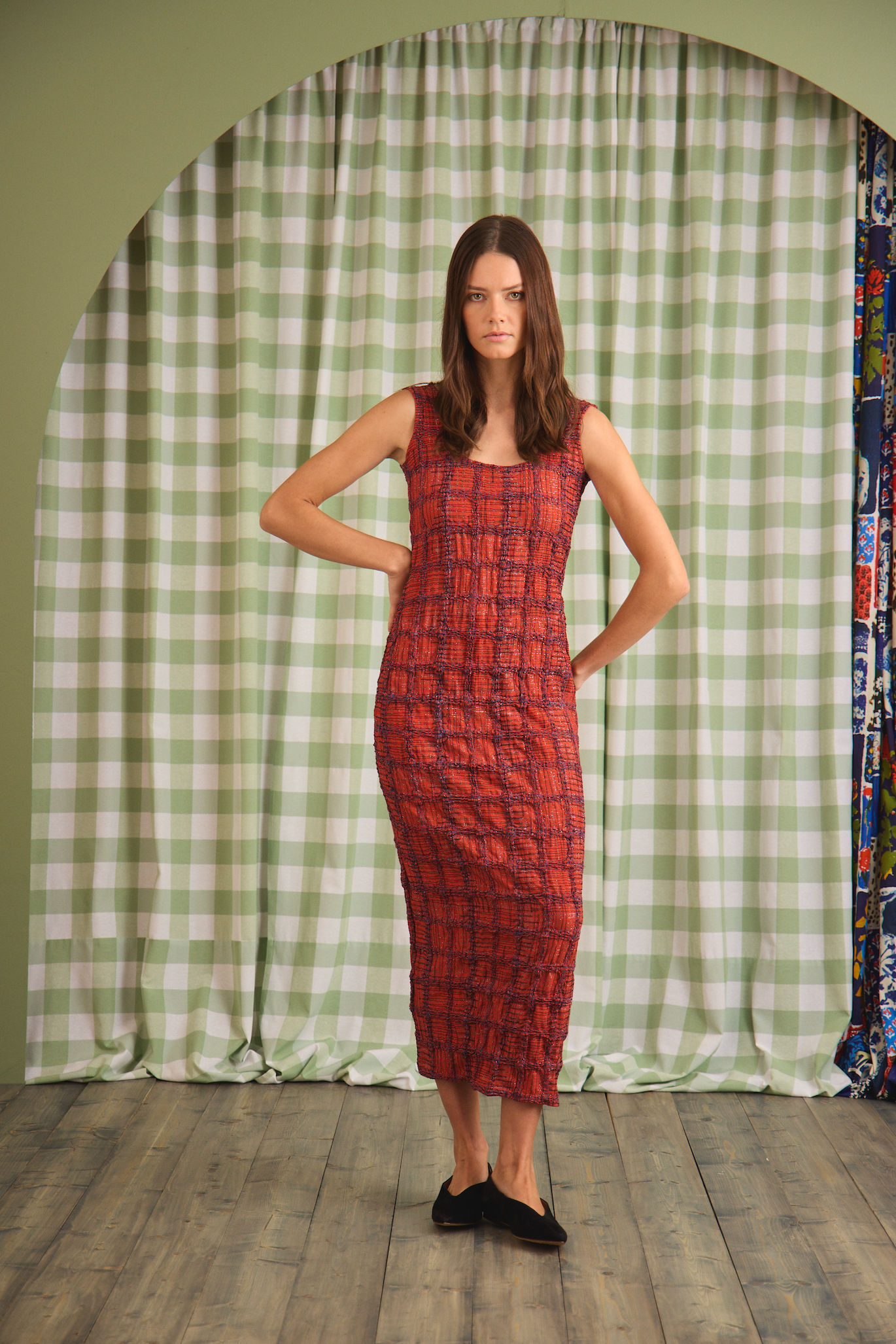 Portia Dress - Terracotta