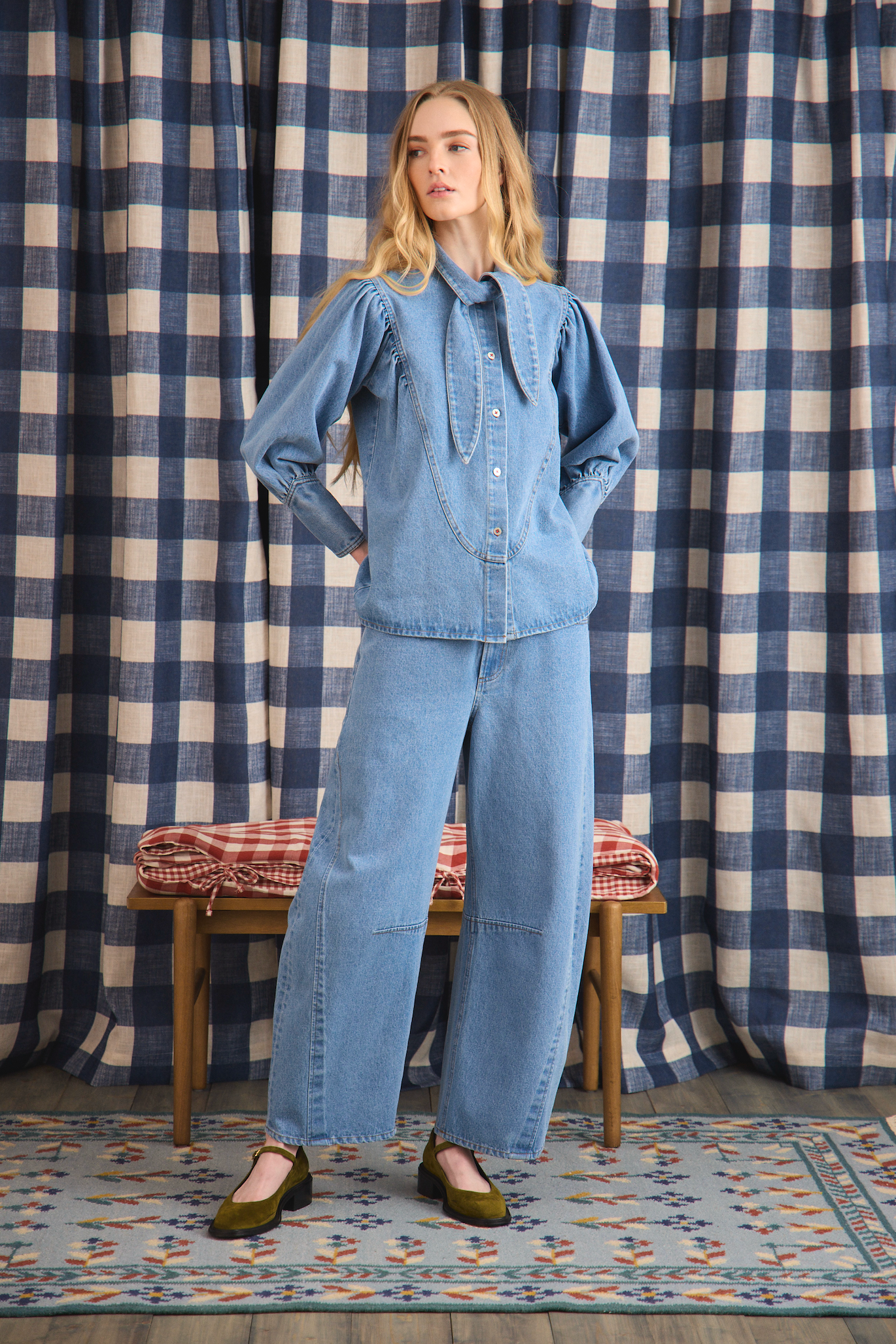 Odessa Shirt - Vintage Denim