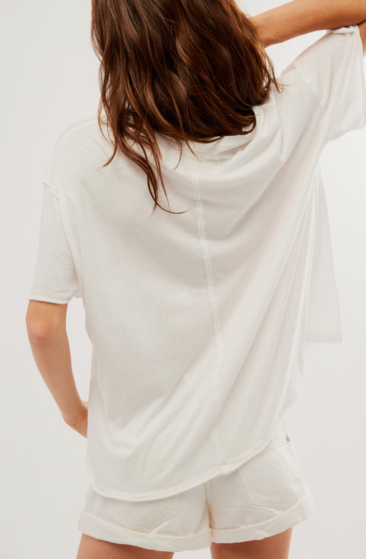 Free People Nina Tee Shirt - Ivory