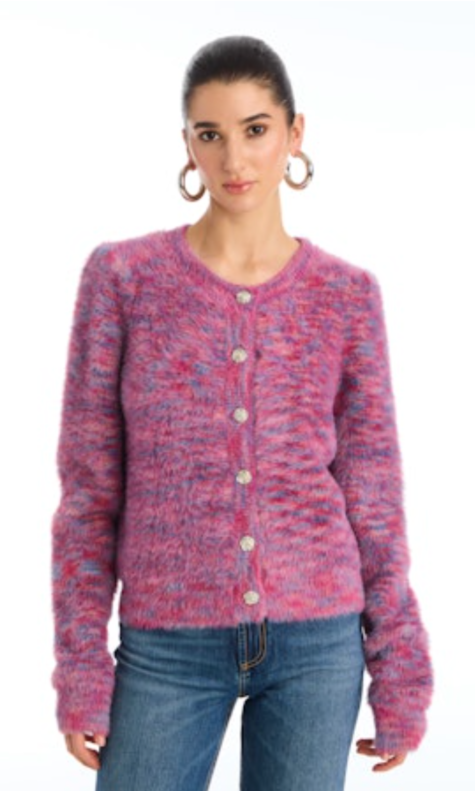 Sloan Cardigan - Pink/Blue