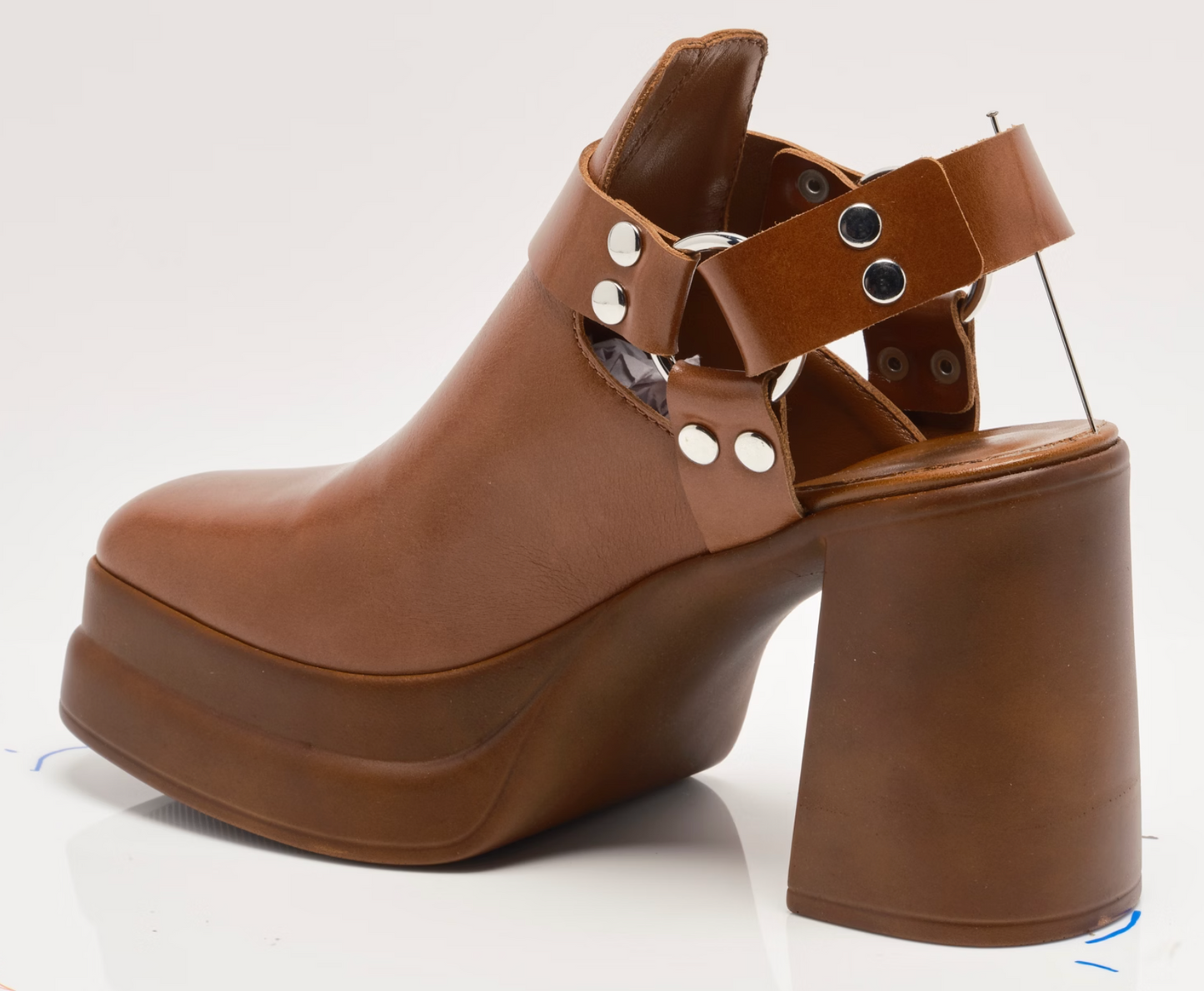 Free People Hybrid Harness Boots - Chestnut Leather