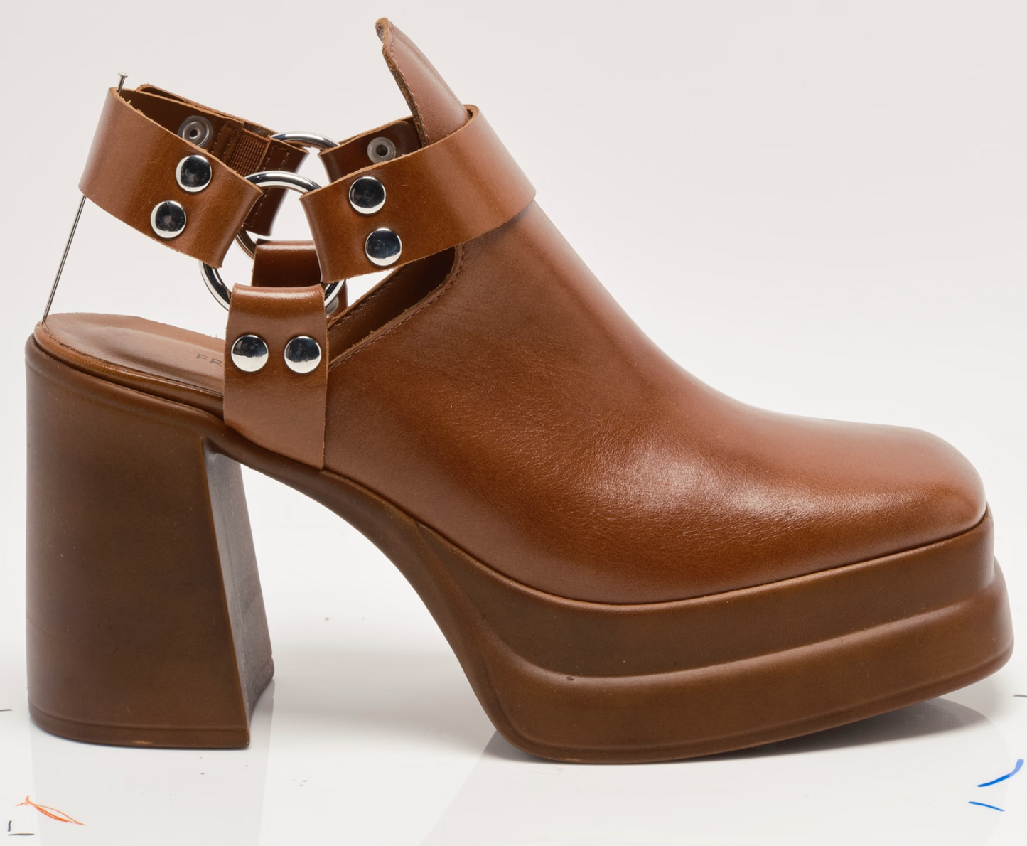 Free People Hybrid Harness Boots - Chestnut Leather