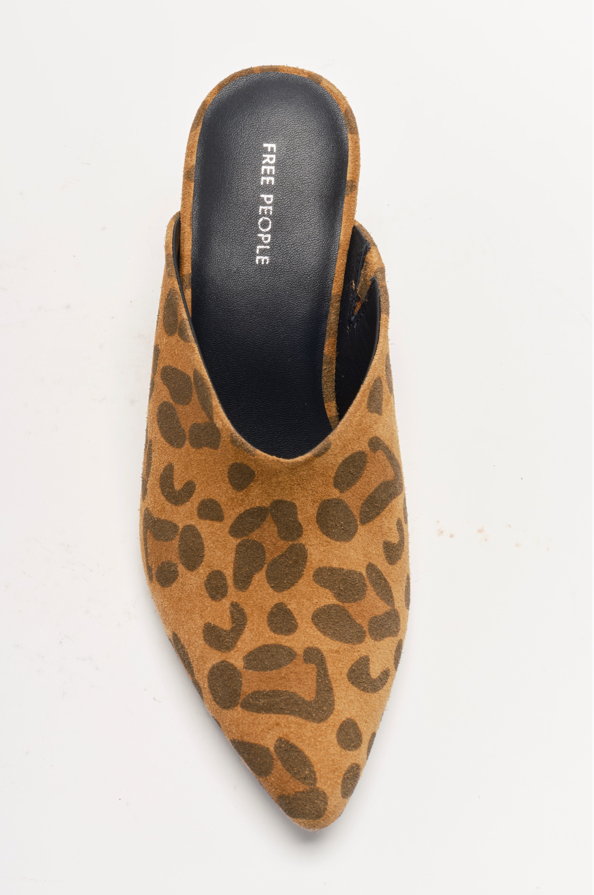 Free People Stellar Mules - Spotted Leopard Suede