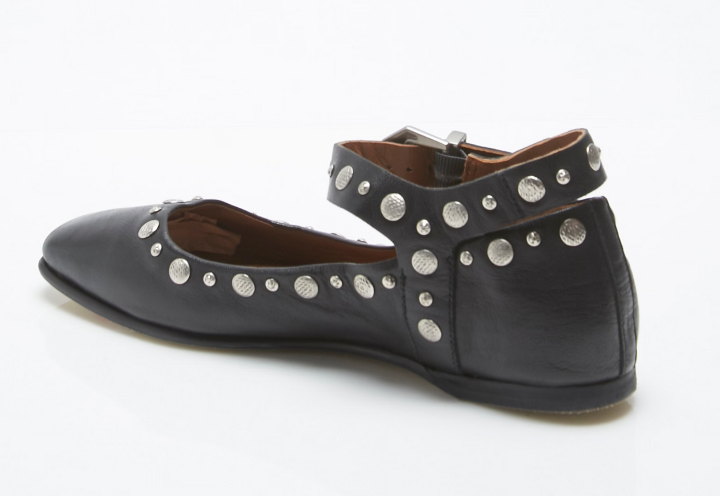 Free People Mystic Mary Jane Flats - Black