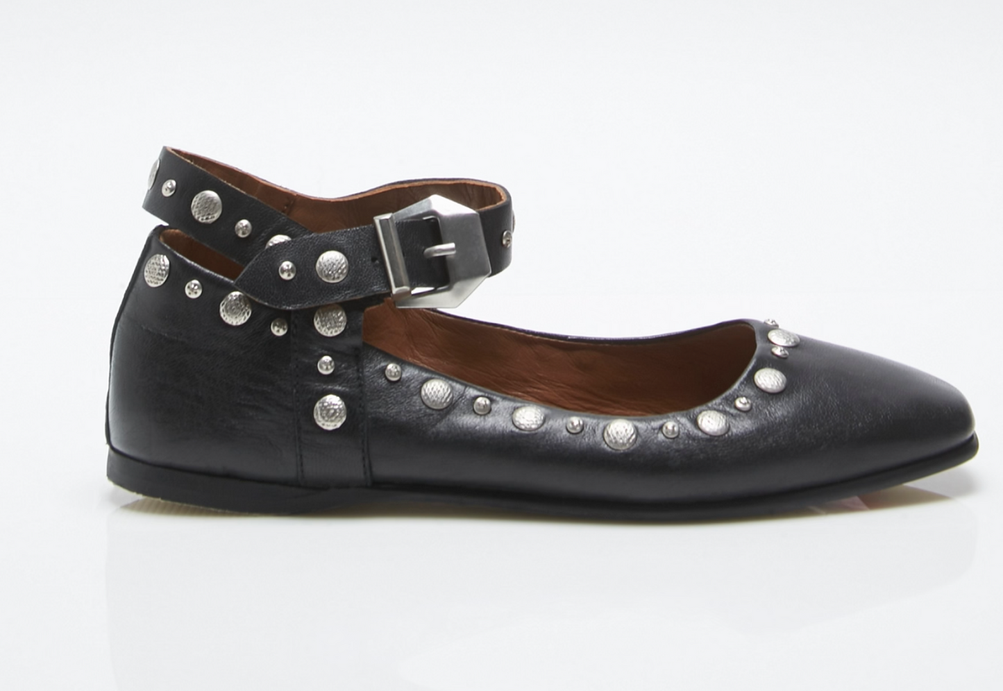 Free People Mystic Mary Jane Flats - Black