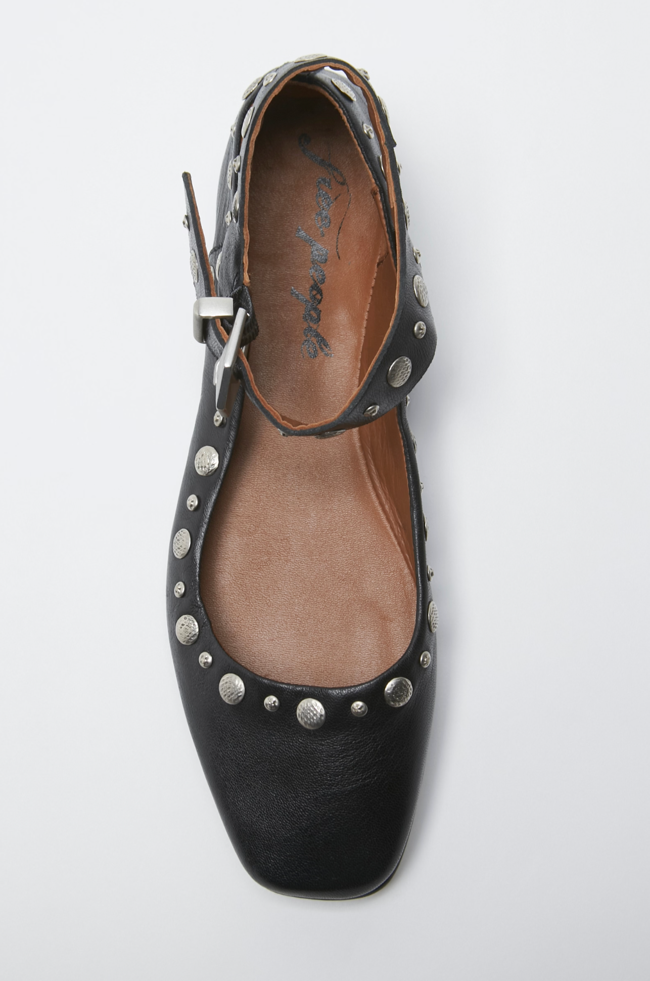 Free People Mystic Mary Jane Flats - Black