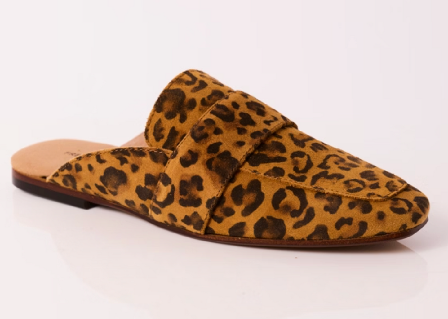 Free People At Ease Embossed Loafers - Leopard Suede