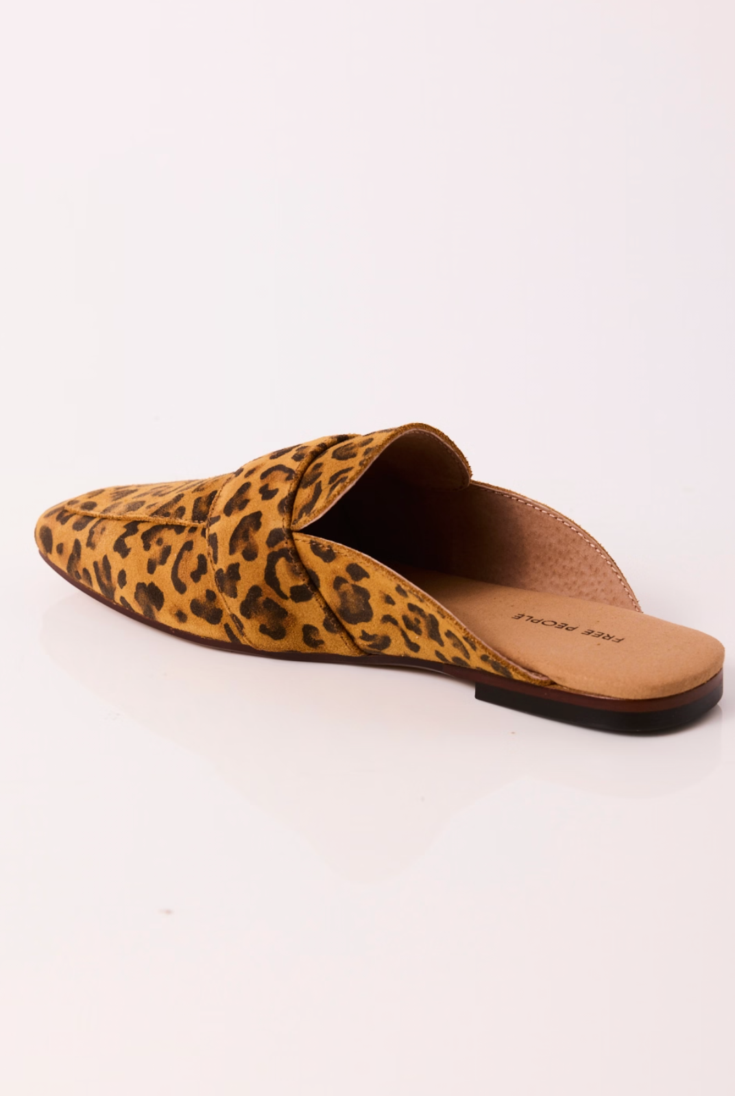 Free People At Ease Embossed Loafers - Leopard Suede