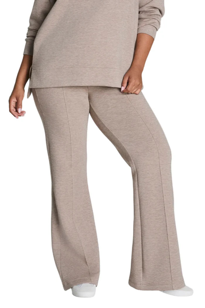 Spanx Brushed AirEssentials Flare Pant - Birch Heather