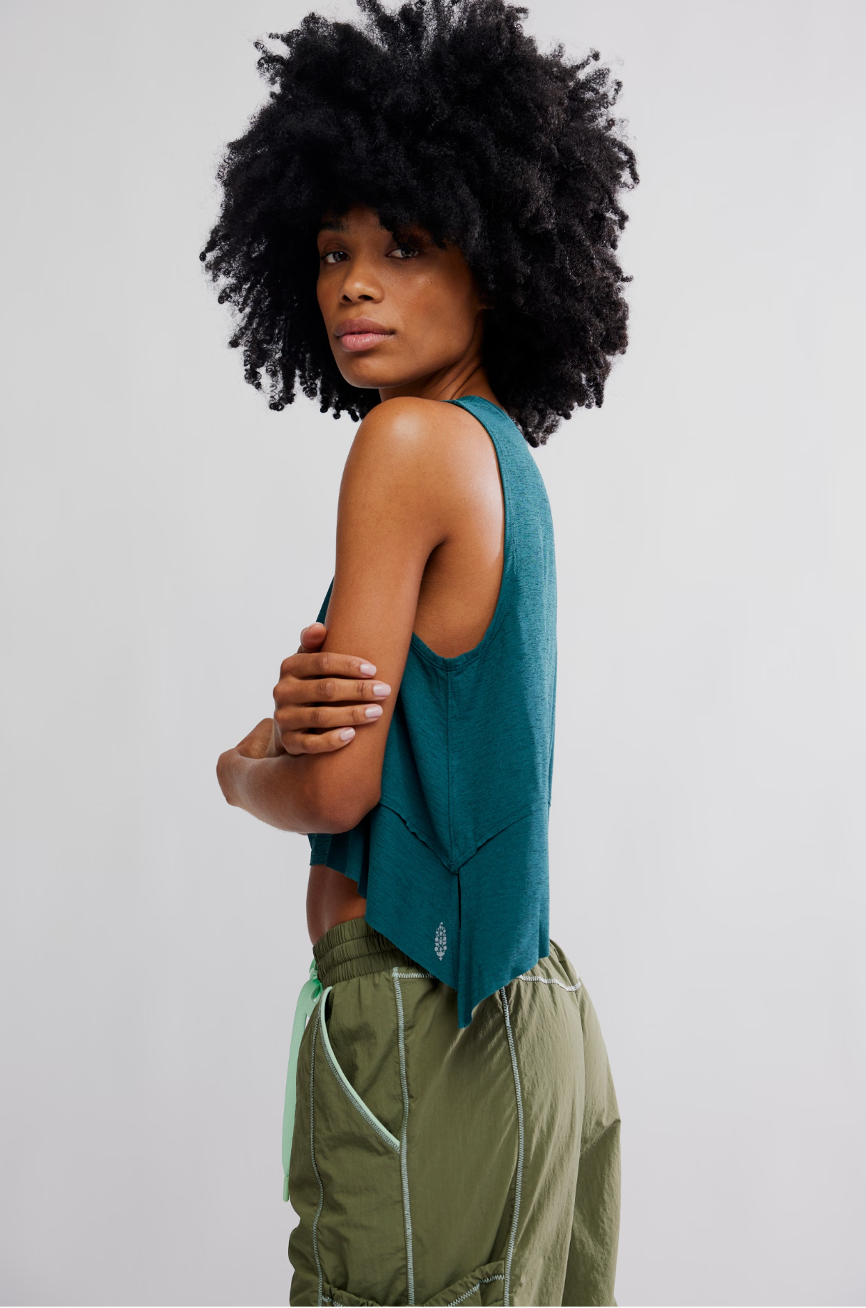 Free People Tempo Tank Top - Evergreen
