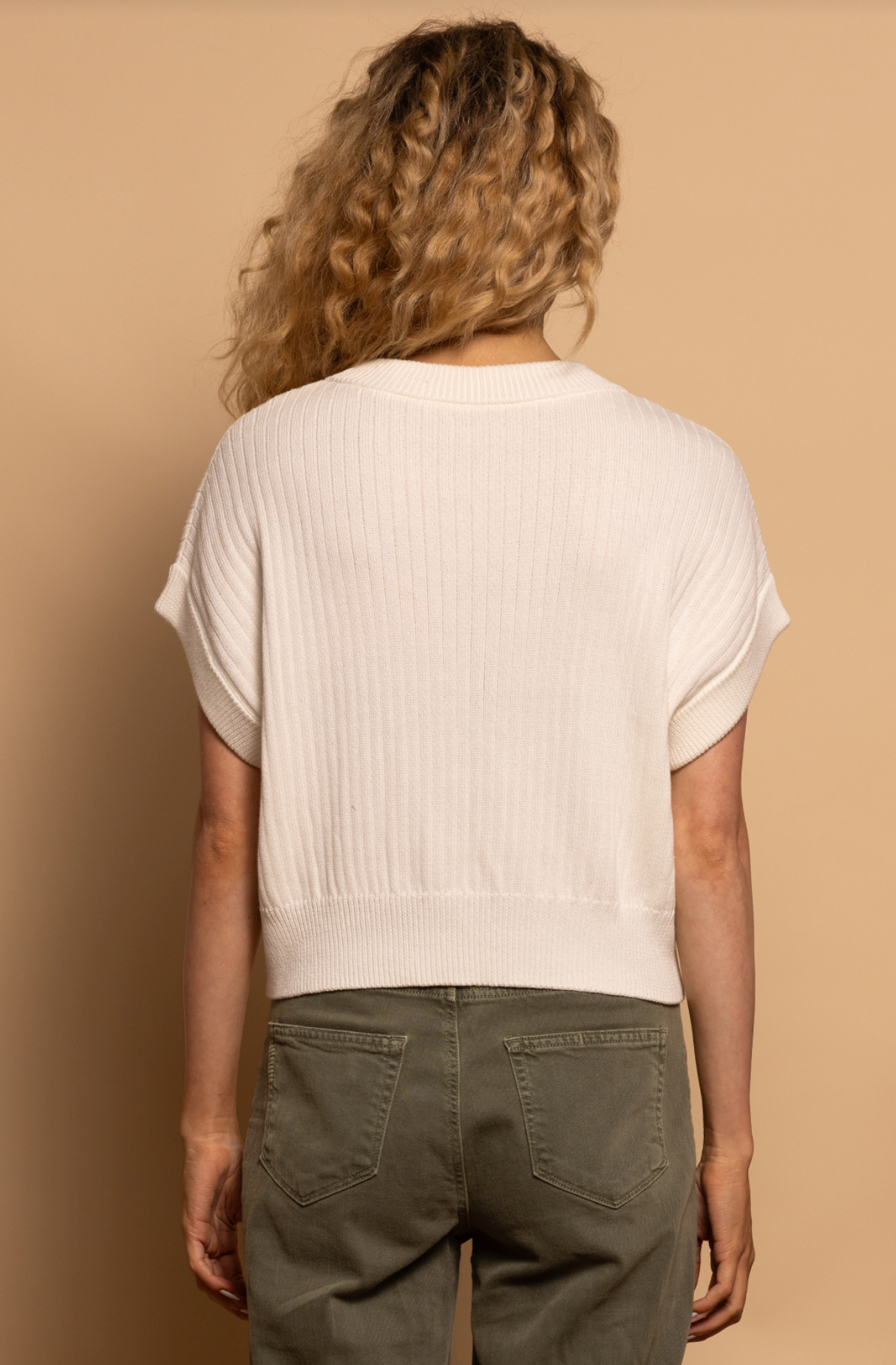 Cropped Sweater - Ivory