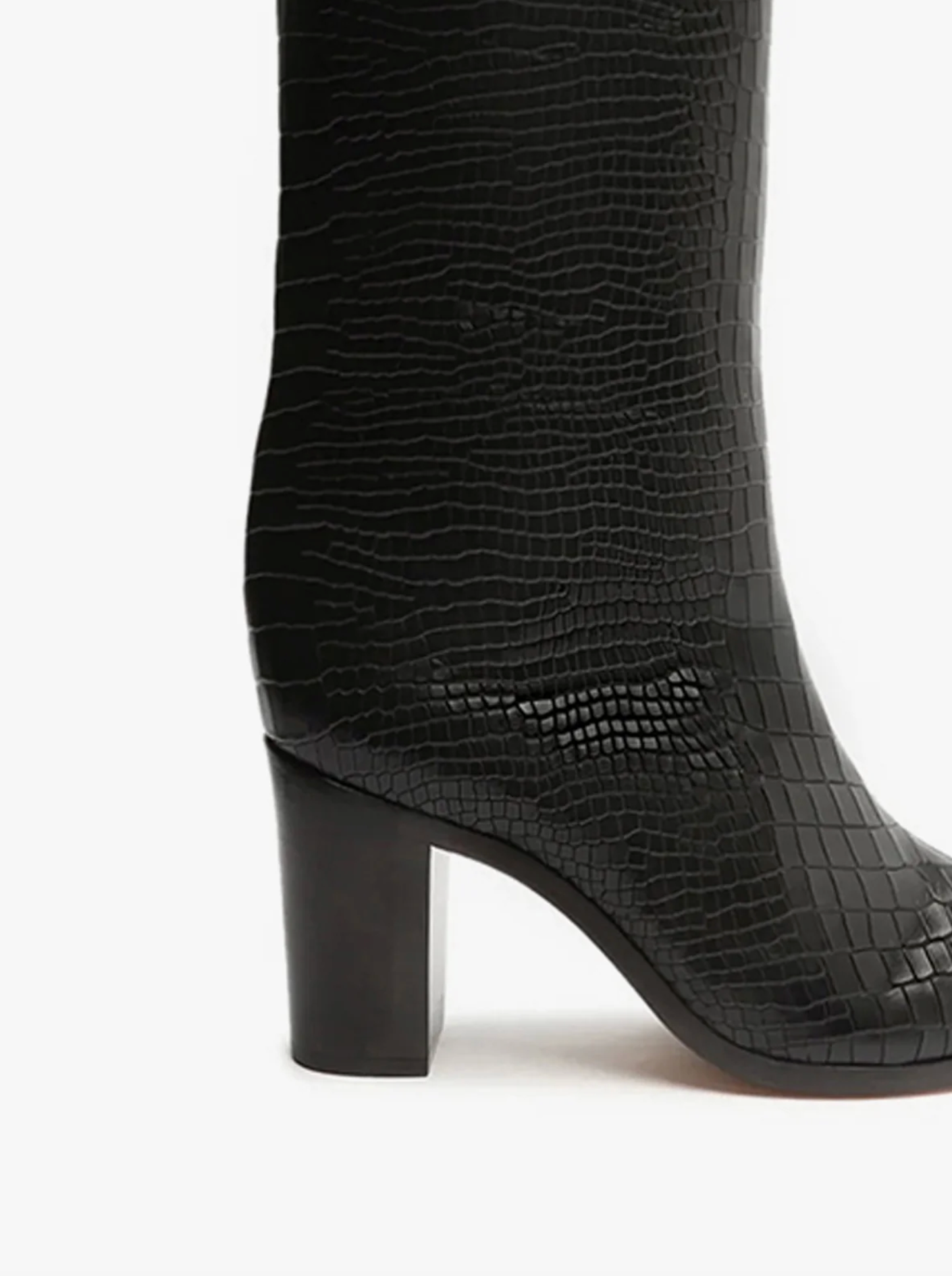 Schutz Maryana Block Heeled Boot - Black