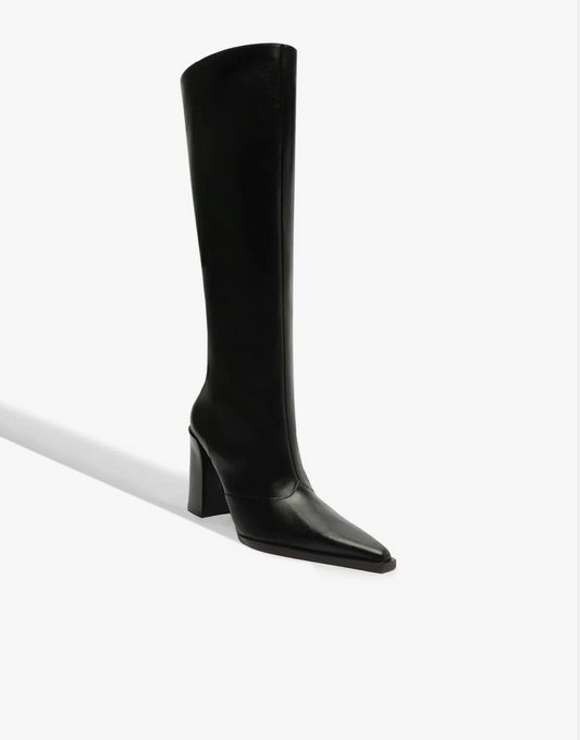 Schutz Raffaela Up Leather Boot - Black