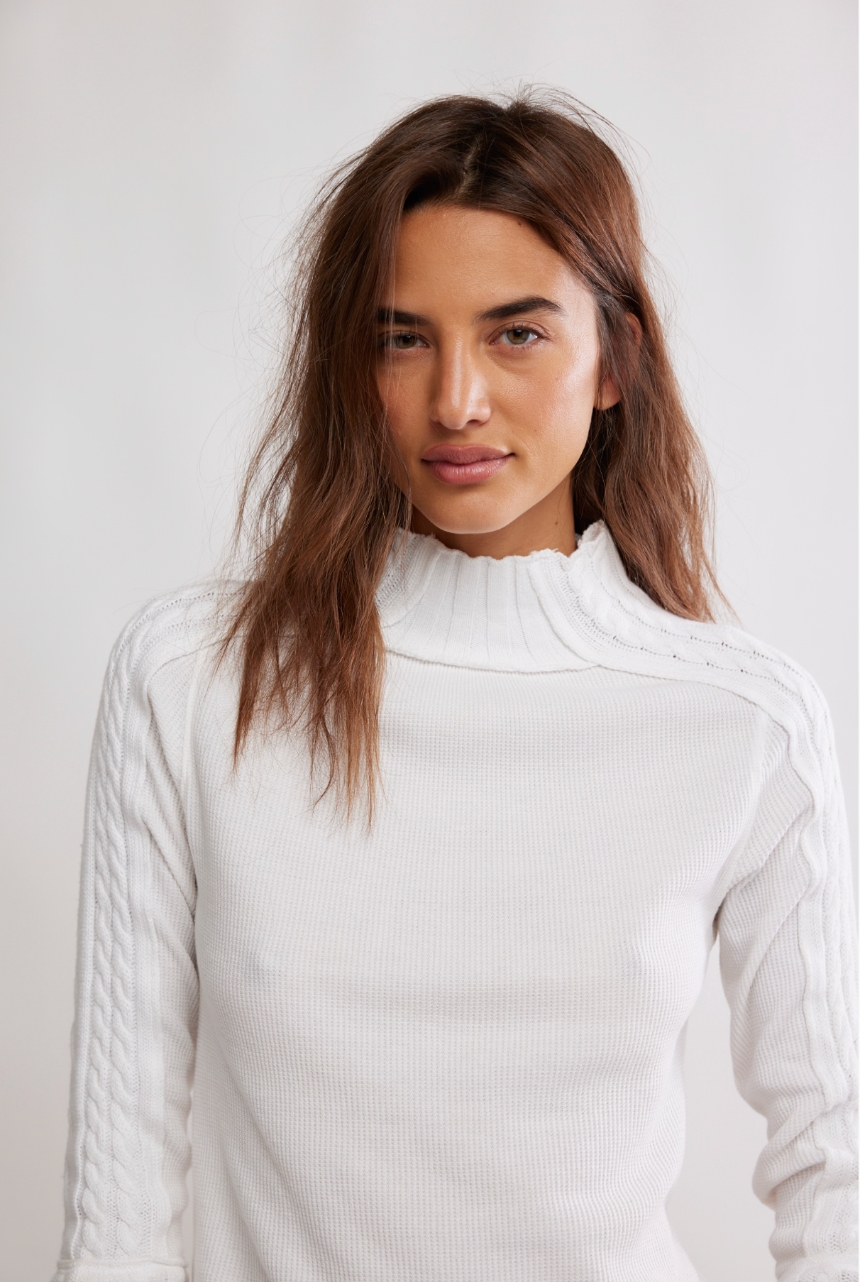 Free People Breezy Swit Top - Ivory