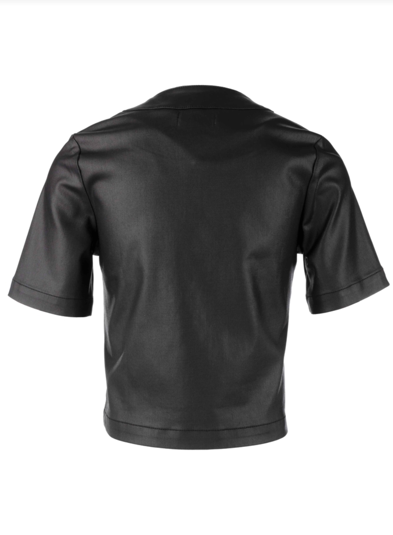 Esmeray Coated Shirt - Black