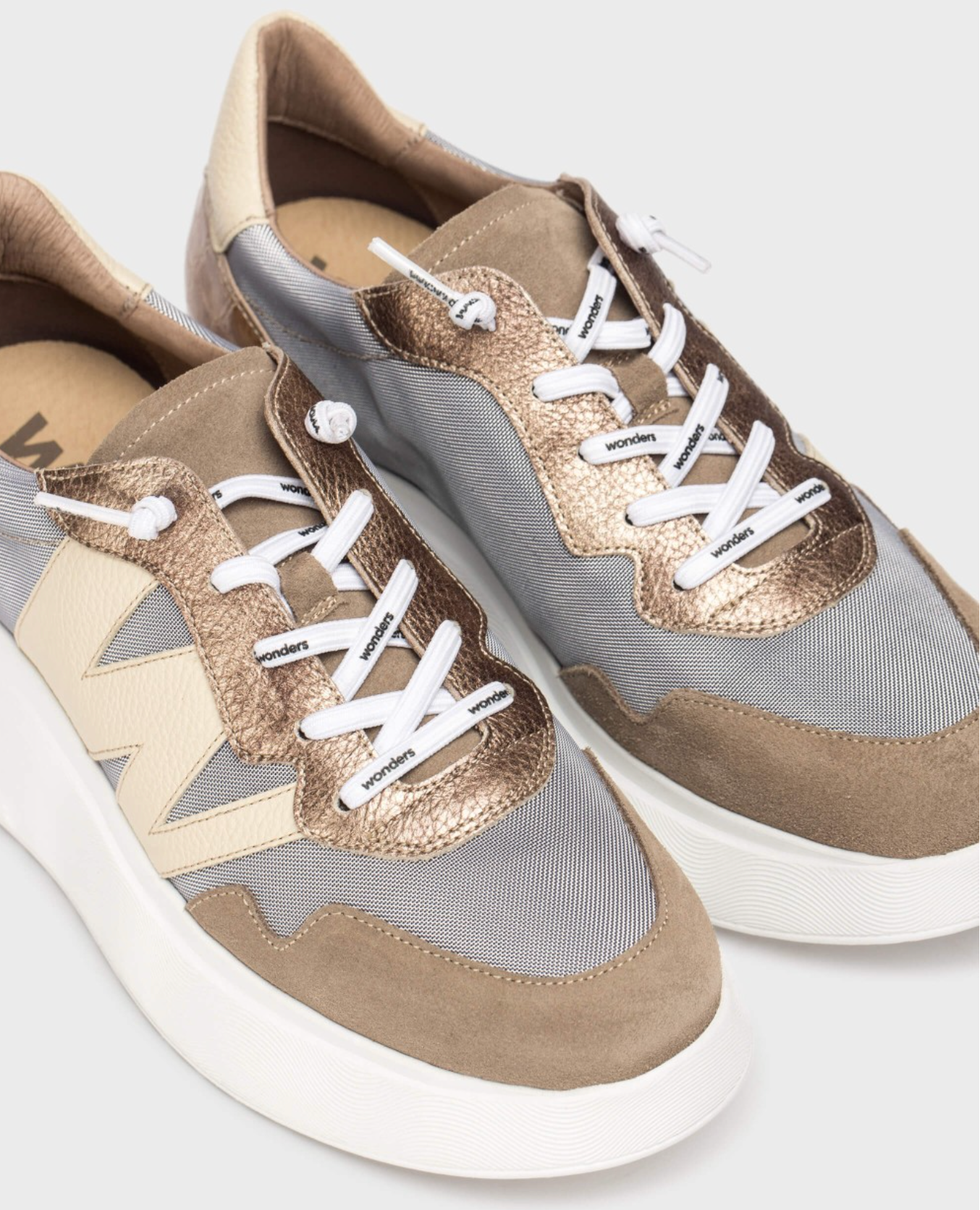 Wonders Roma 31 Sneakers - Taupe Brown