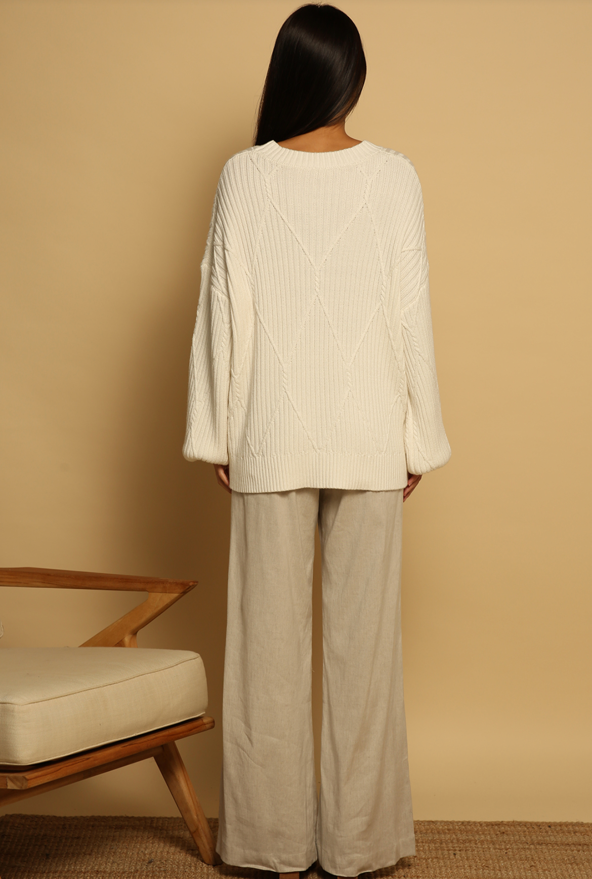 Eloise Sweater - Ivory