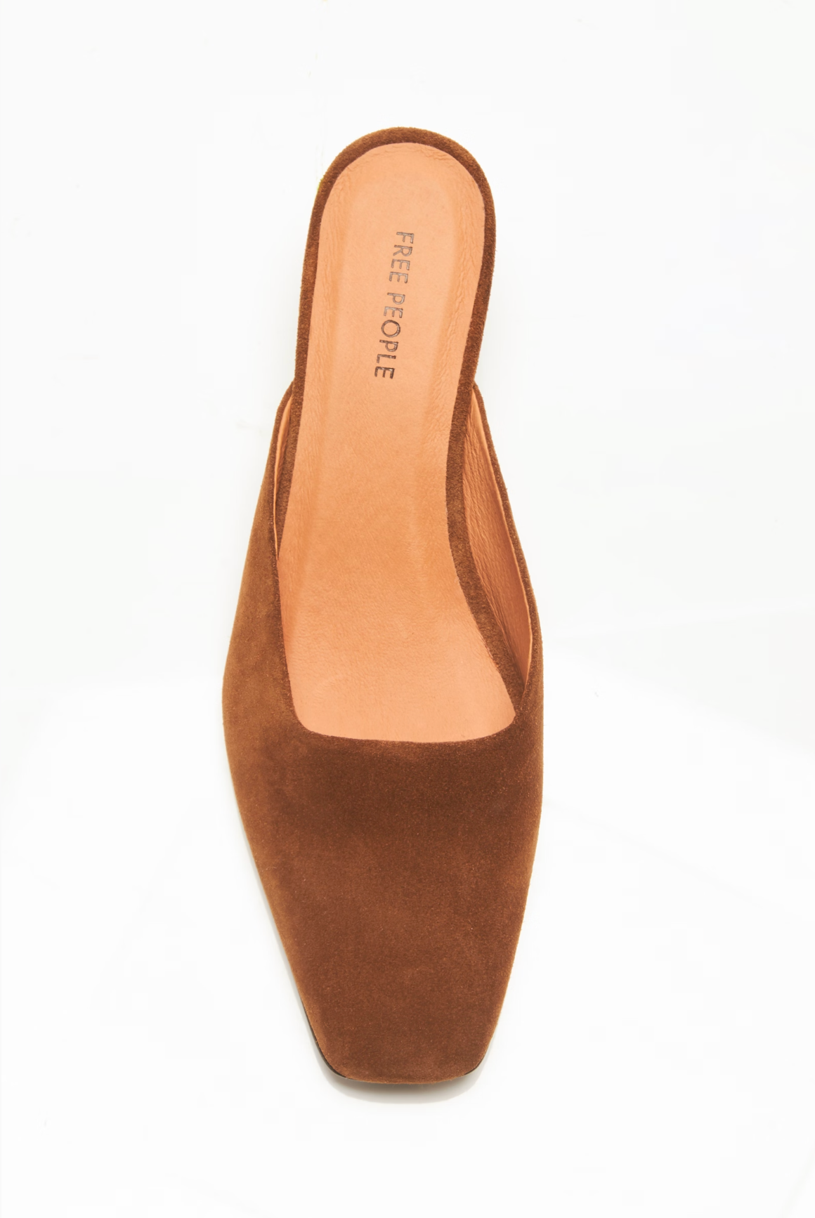 Free People Avenue Heel - Cognac Suede