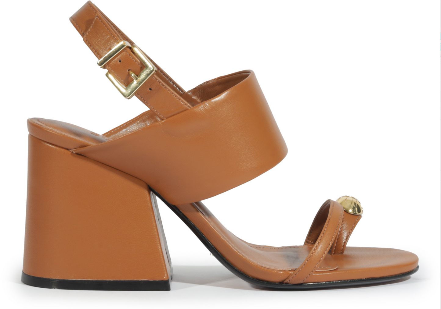 Mandy Block Heel Sandal - Miele