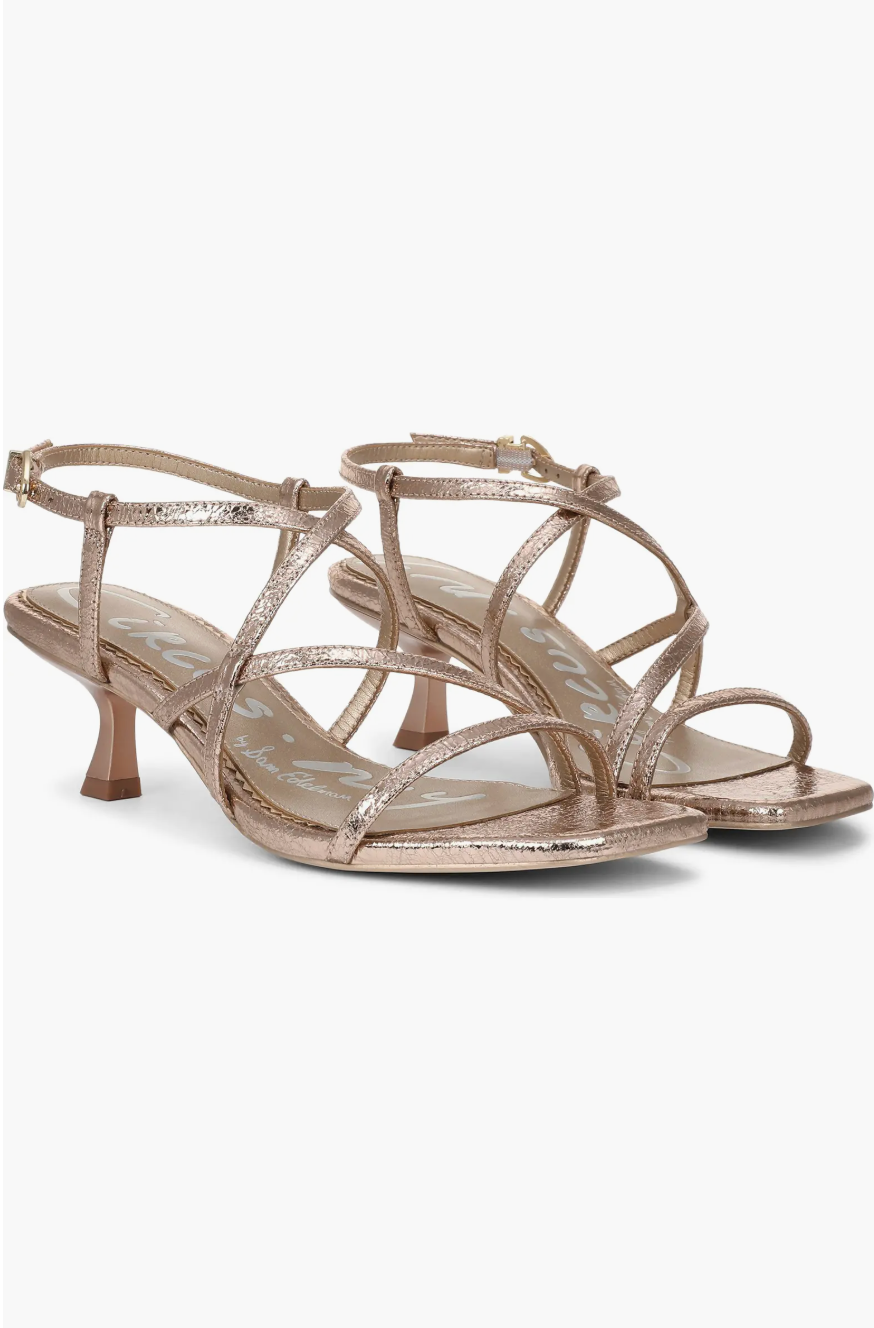 Sam Edelman Jasmine Strappy Sandal - Gold Leaf