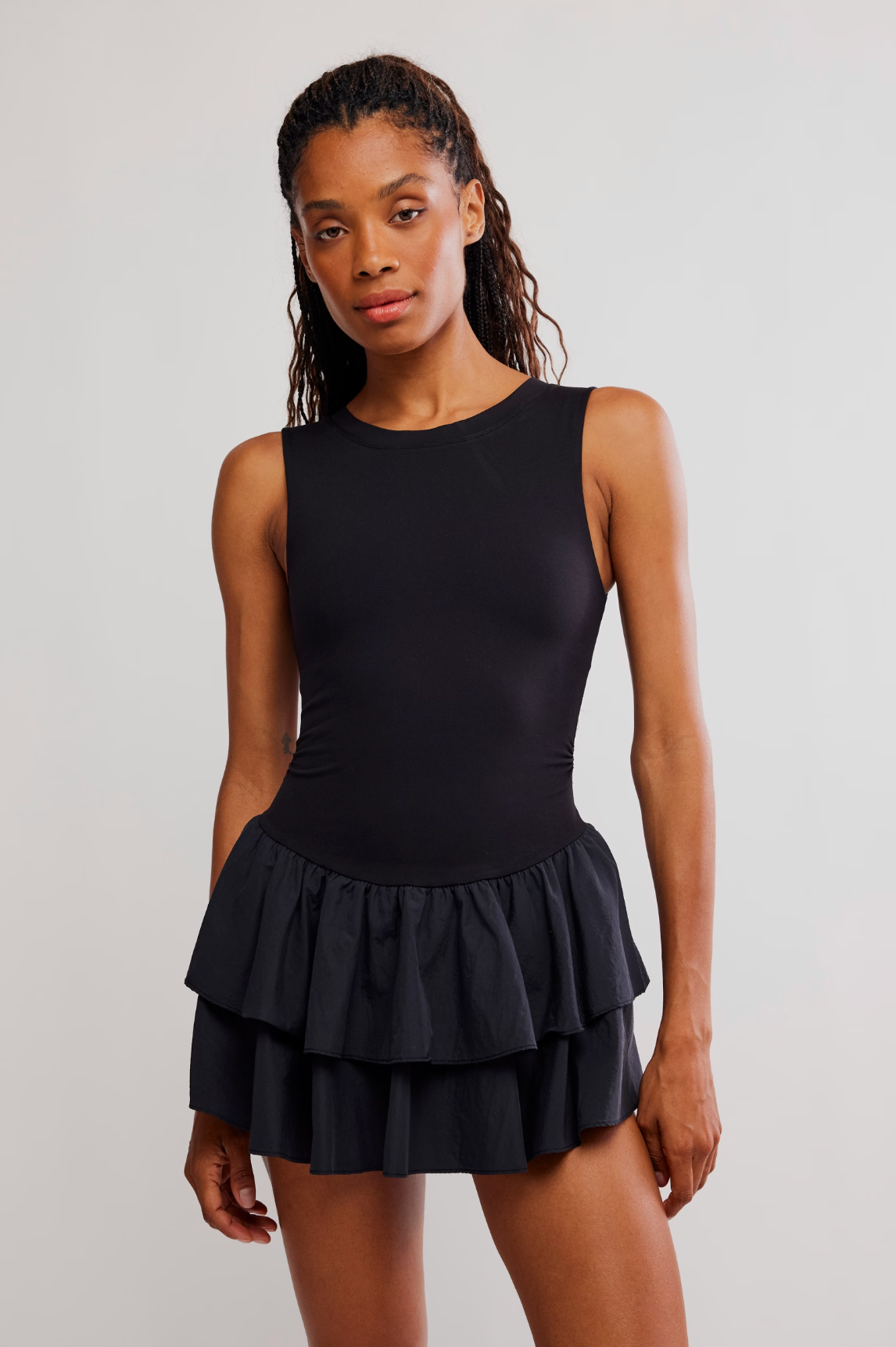 Free People Field Day Skortsie - Black | Blossom Boutique | Albertville, AL 