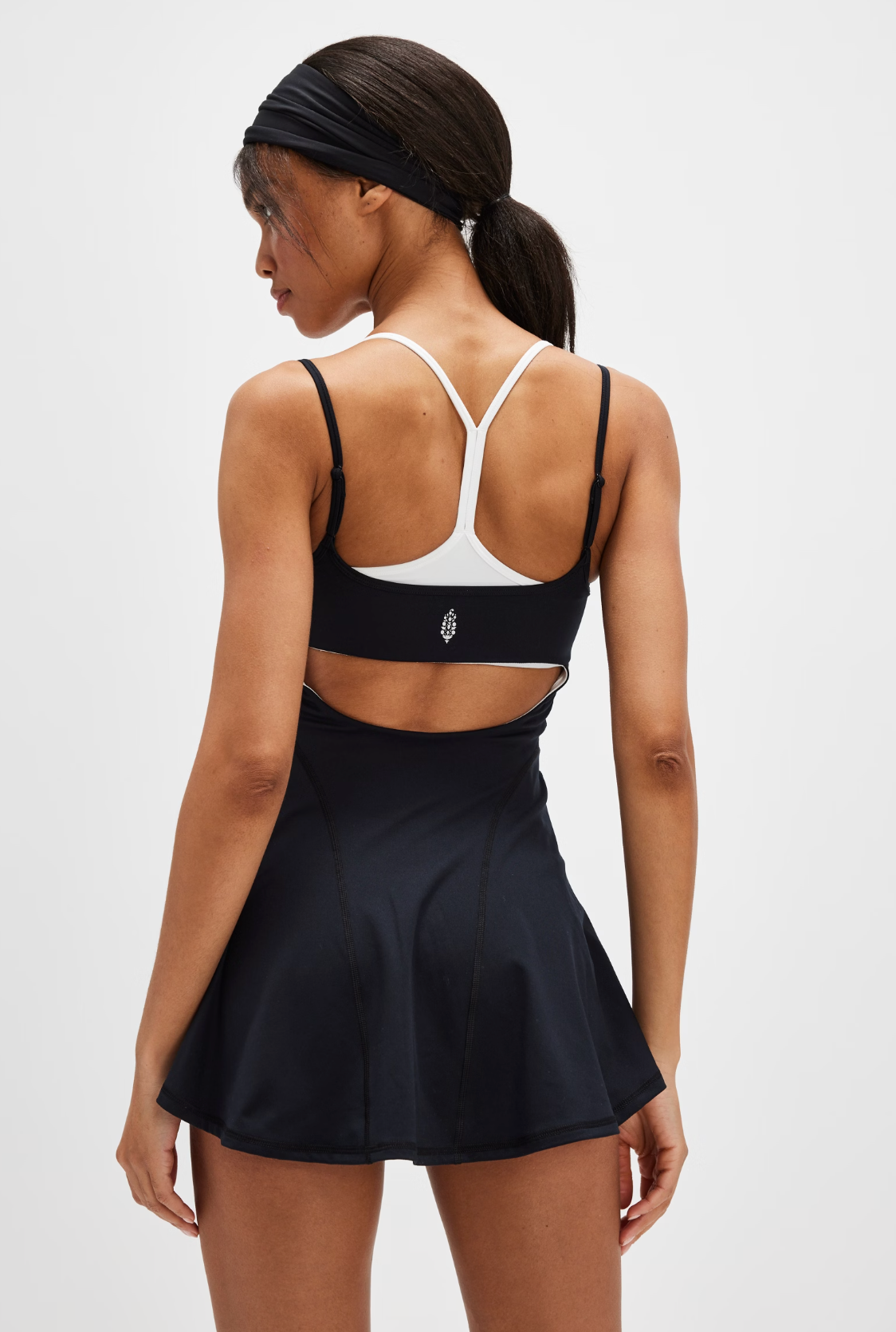 Free People Baseline Tennis Dress - Black