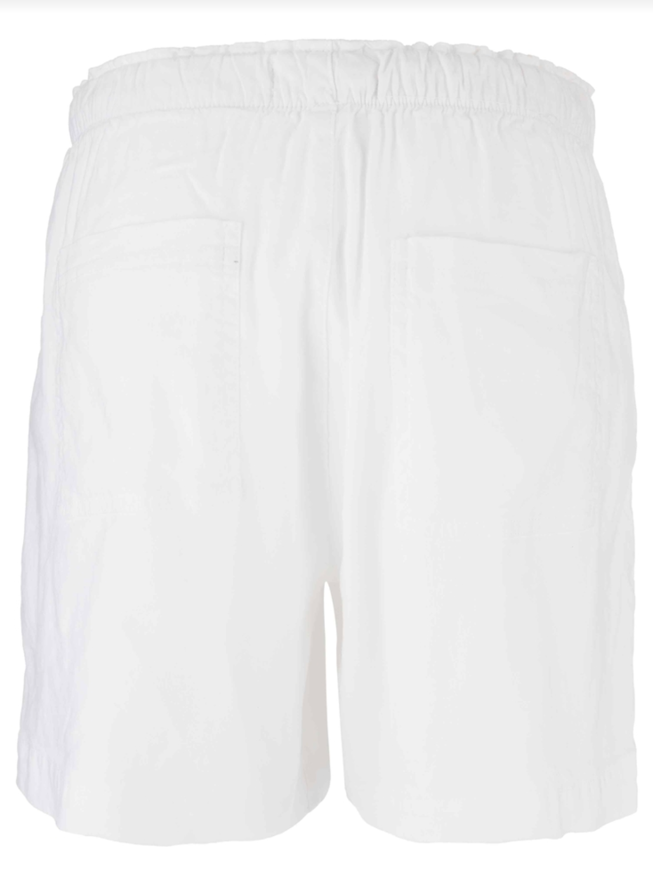 Preston Linen High Rise Short - White