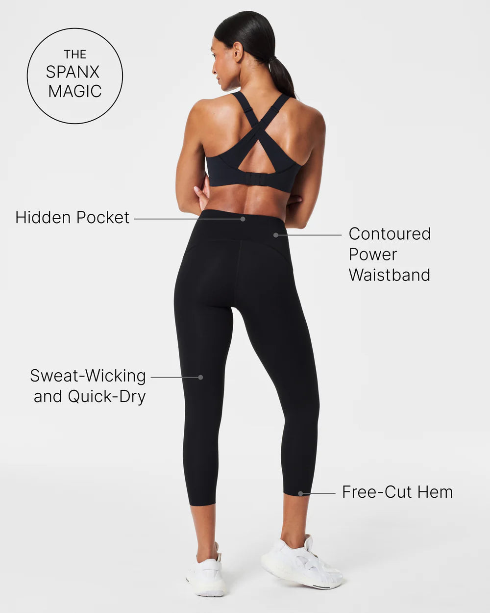 Spanx Booty Boost® 7/8 Leggings - Petunia