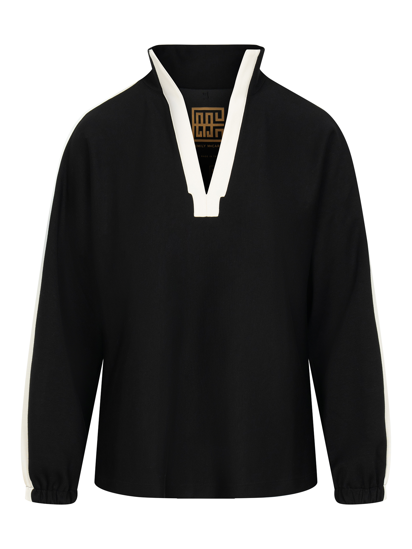 Long-Sleeve Poppy Top - Midnight Vanilla