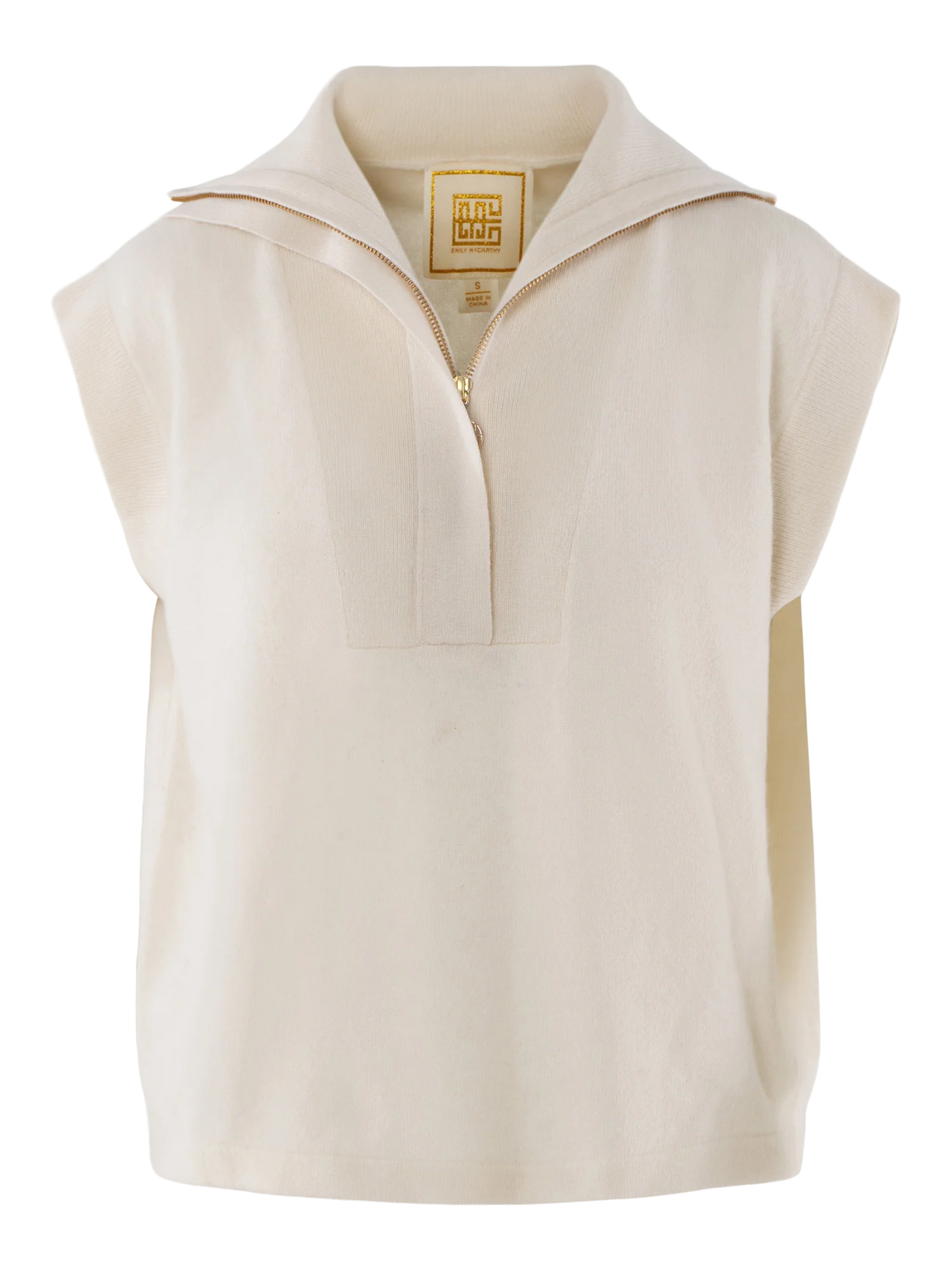 Poppy Pullover Vest - Eggnog