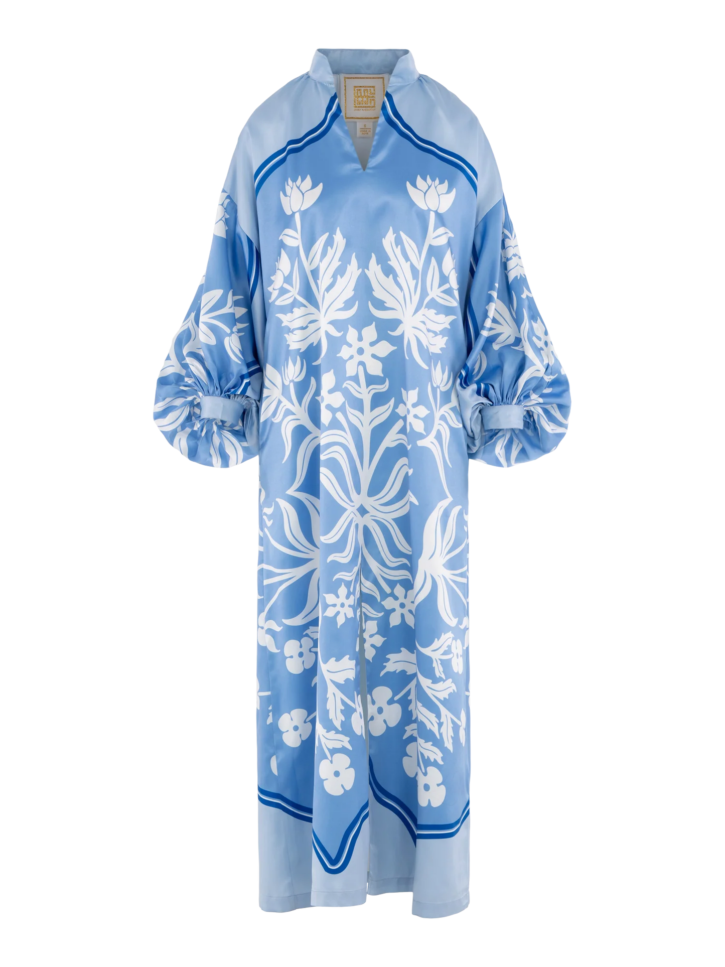 Fiona Dress - Dutch Tile