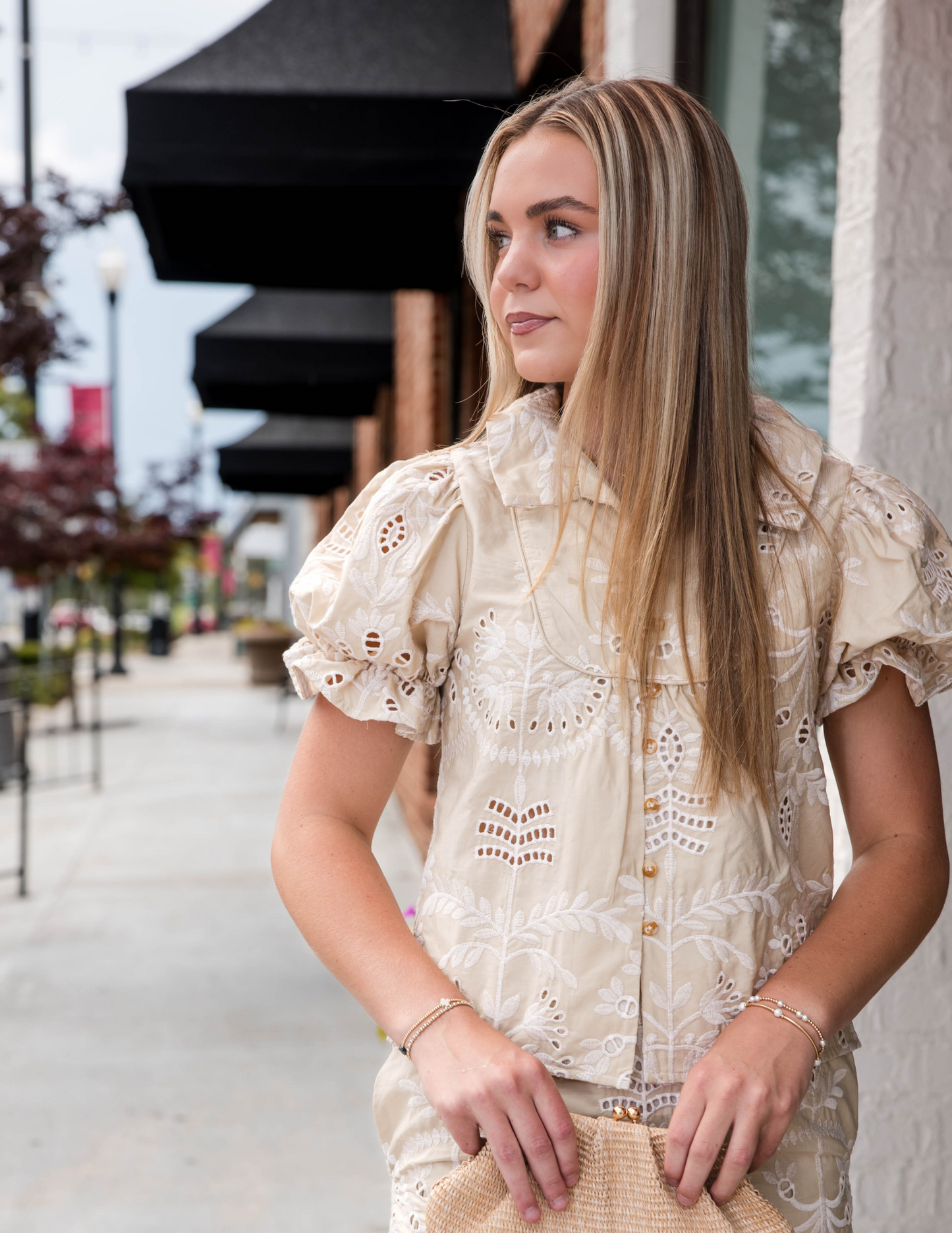 Sheryl Top - Cobblestone