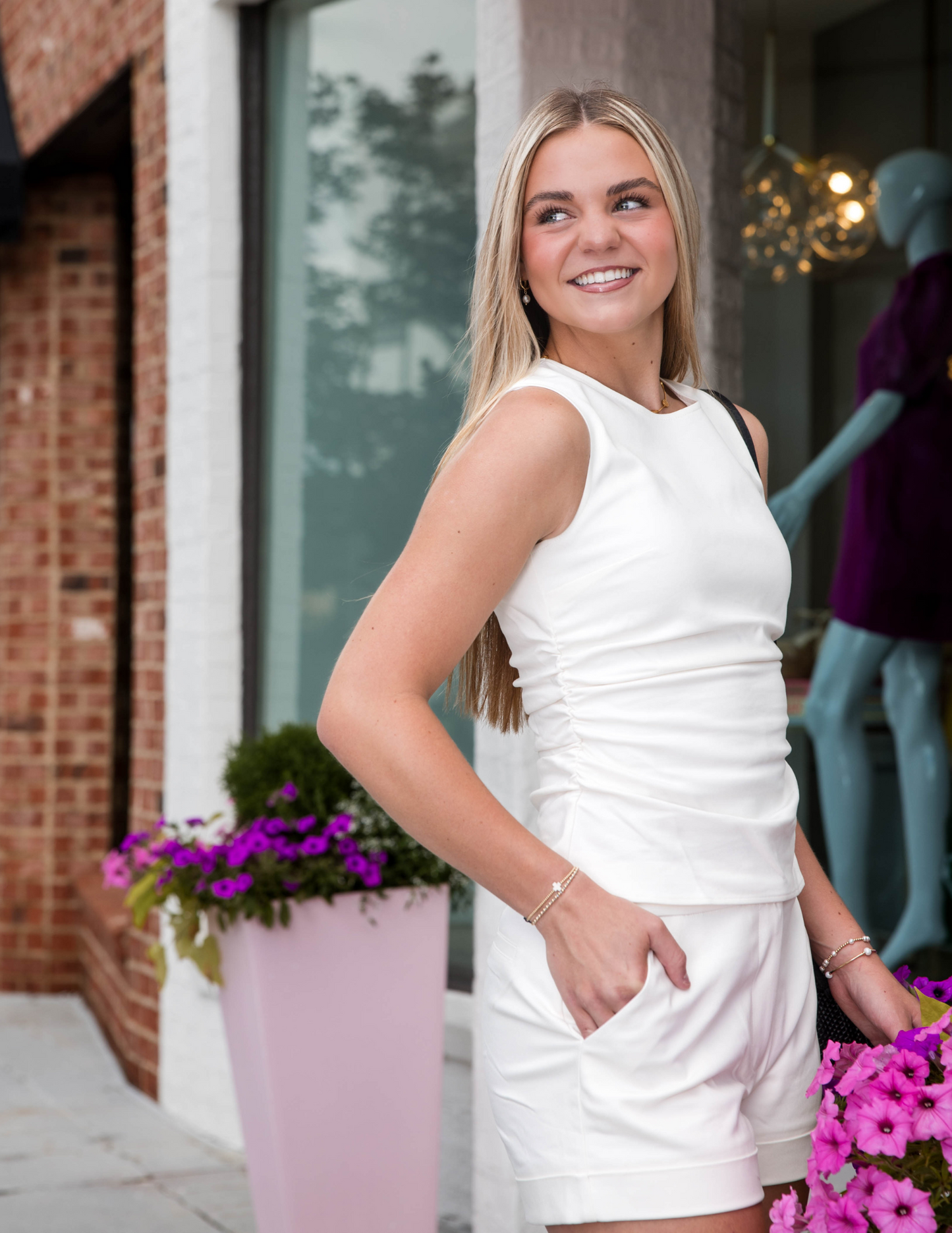Jett Tank - Washed White