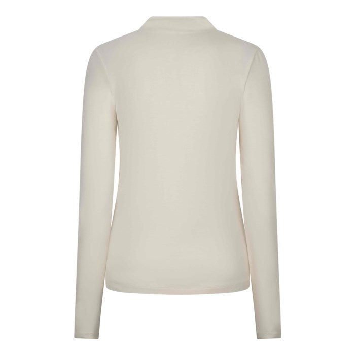 Basic Turtleneck Top - Vanilla
