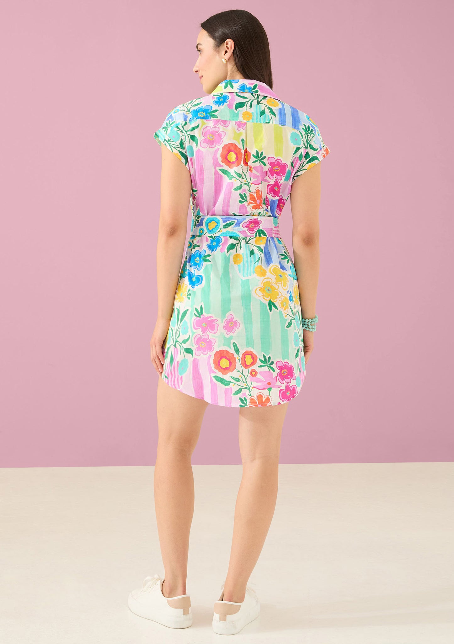 Whitney Dress - Multi Dandelion Daze