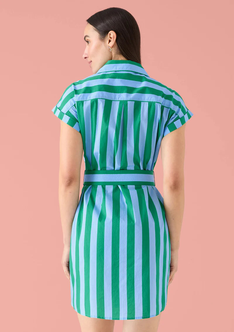 Whitney Dress - Parasol Stripe