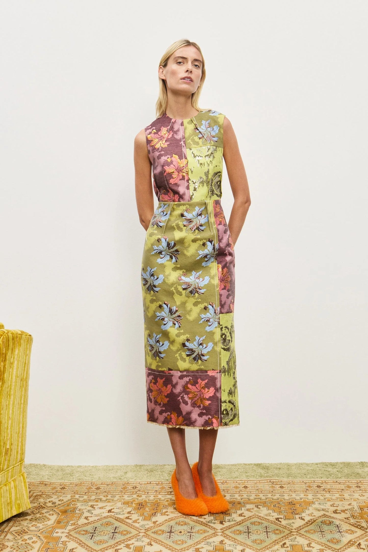 ALEMAIS Adriana Jacquard Gown