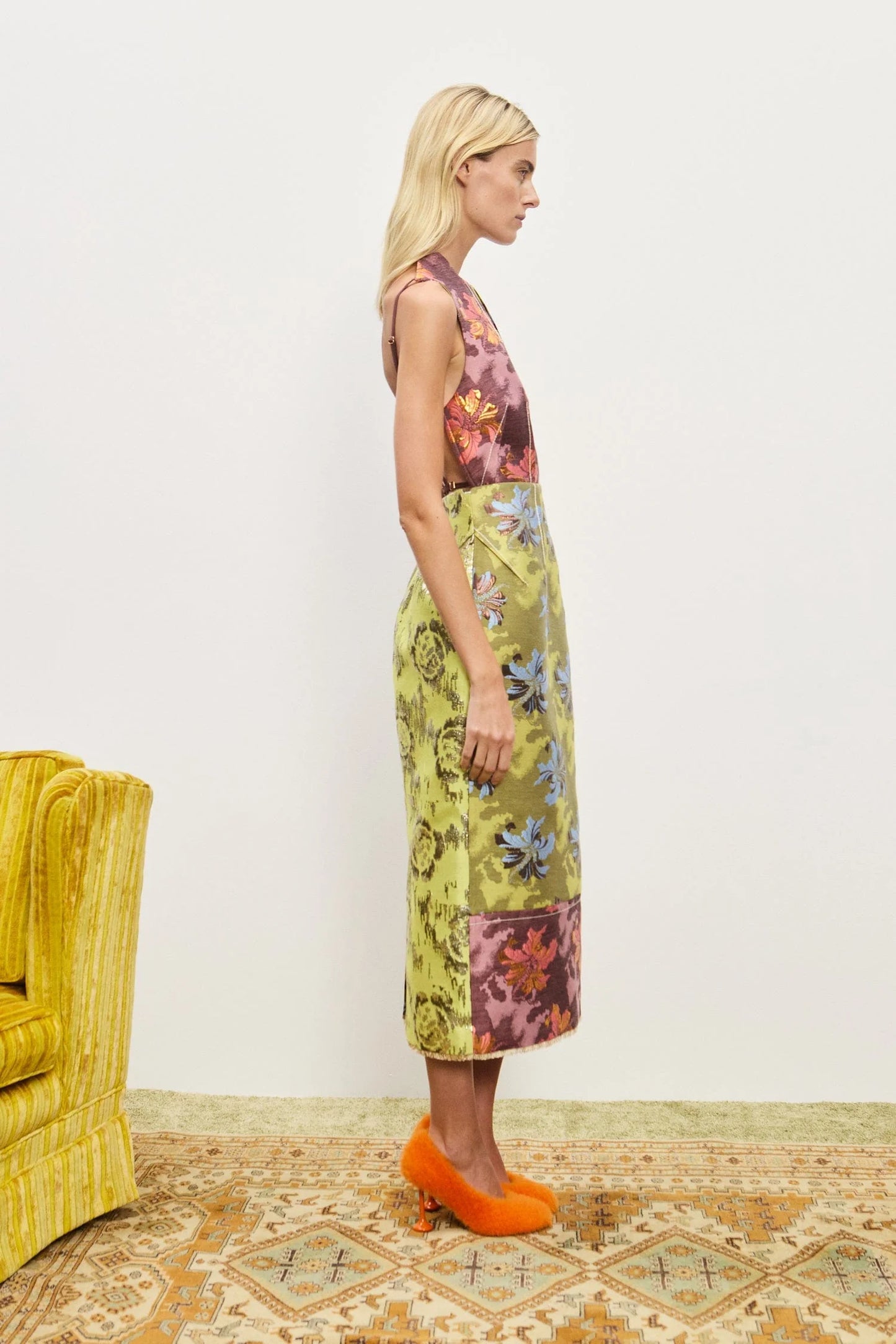 ALEMAIS Adriana Jacquard Gown