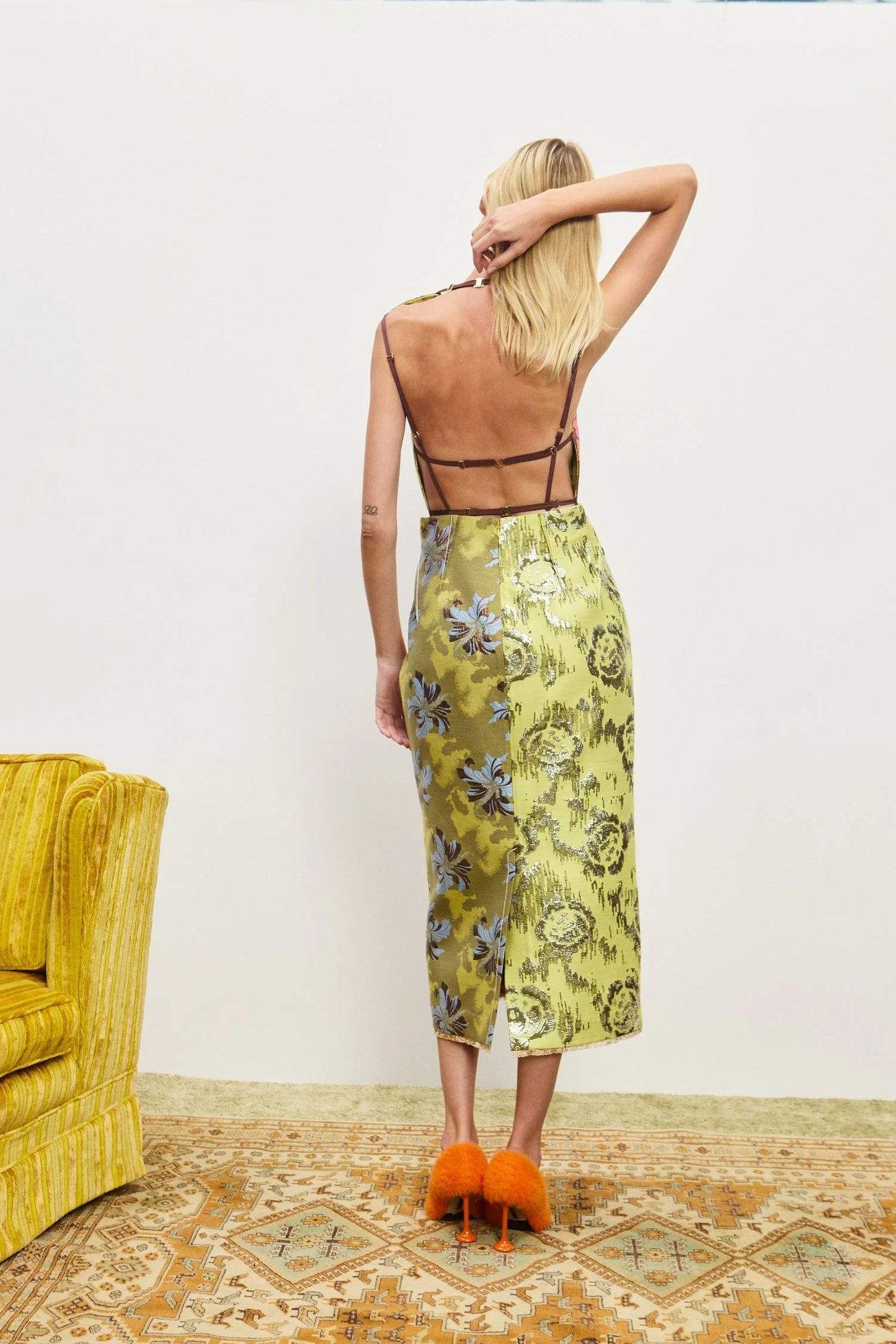 ALEMAIS Adriana Jacquard Gown