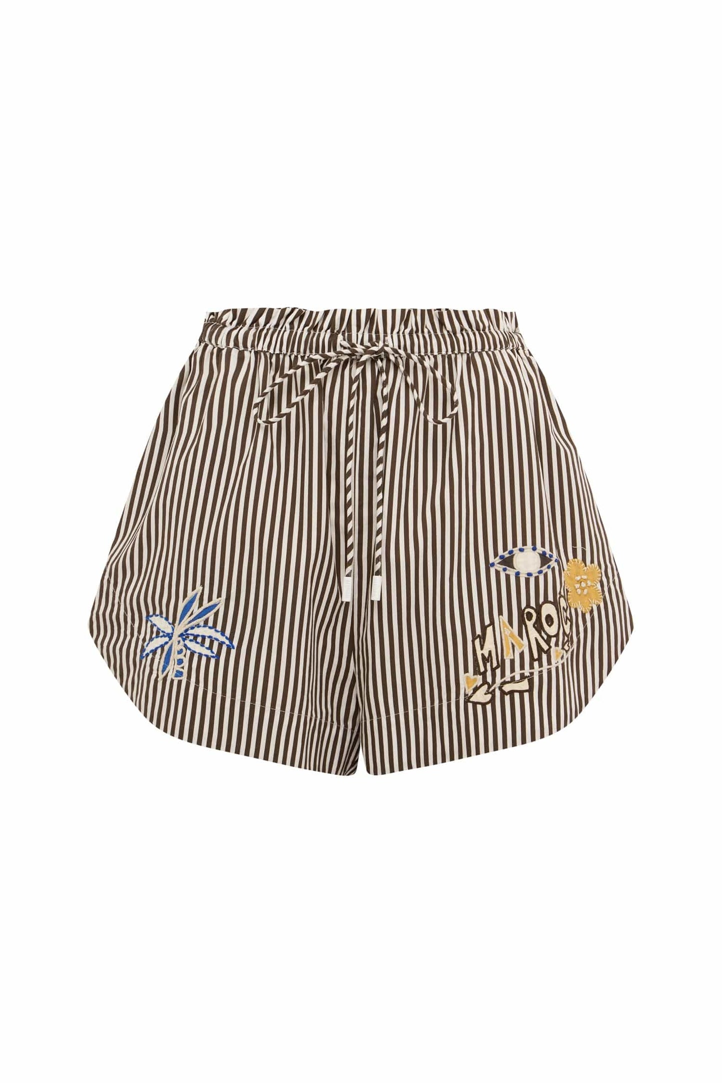 ALEMAIS Sirocco Embroidered Short - Stripe