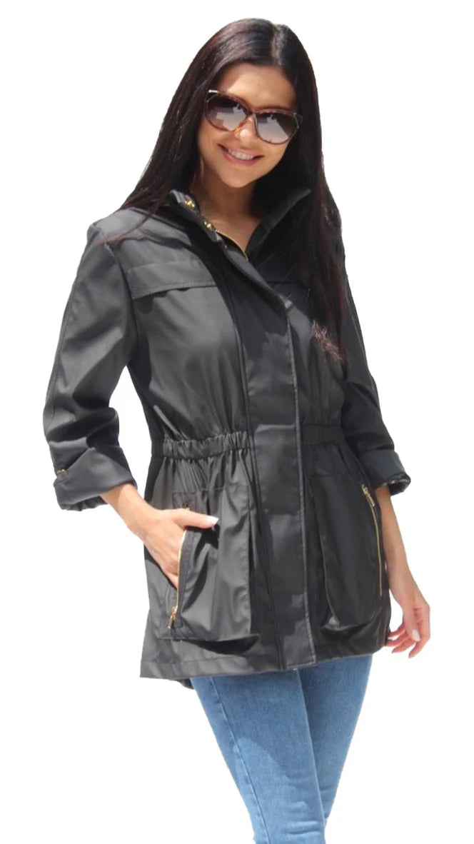 Anna Rain Jacket - Black