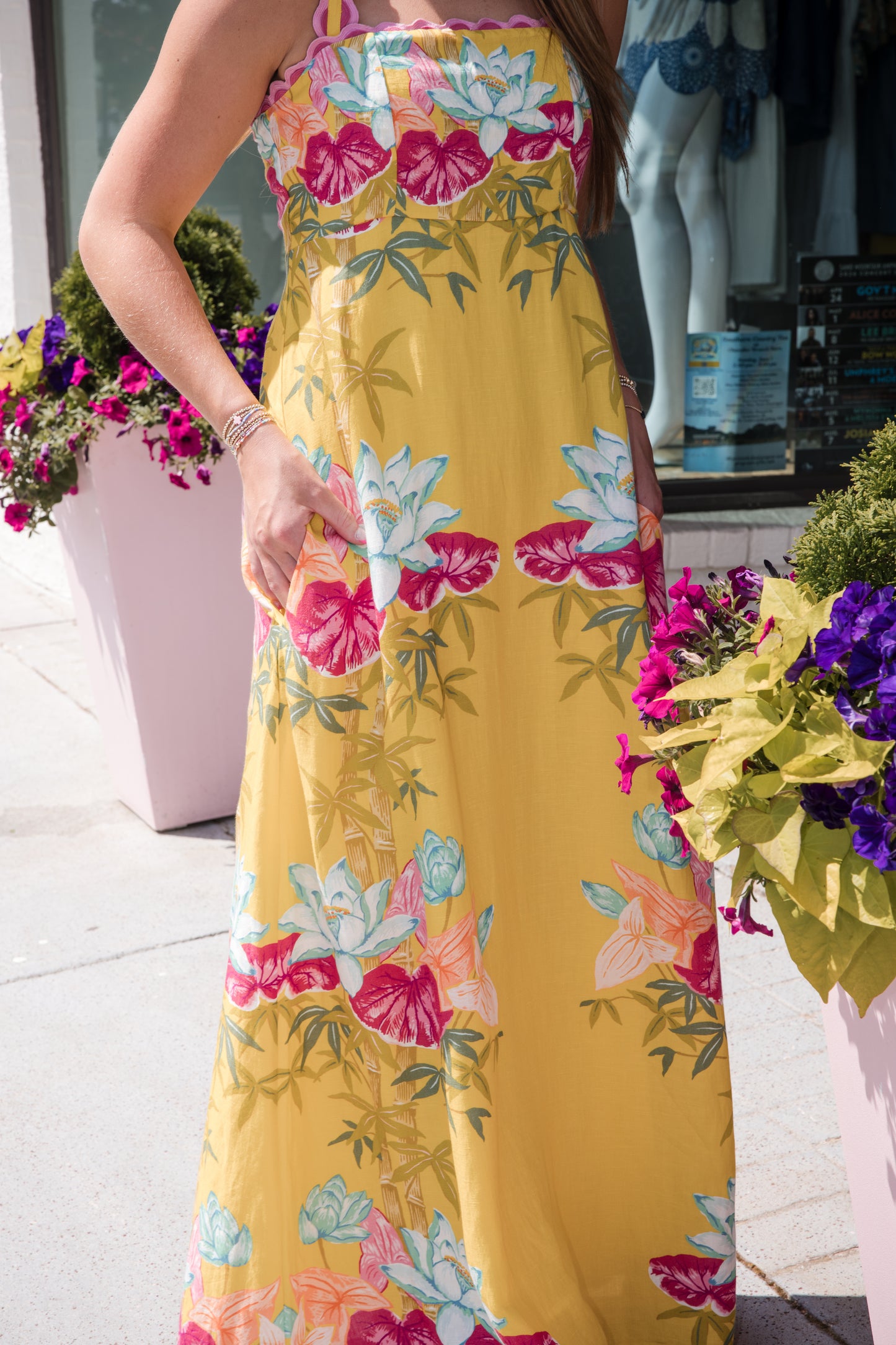 Annalisa Dress - Tropical Bamboo