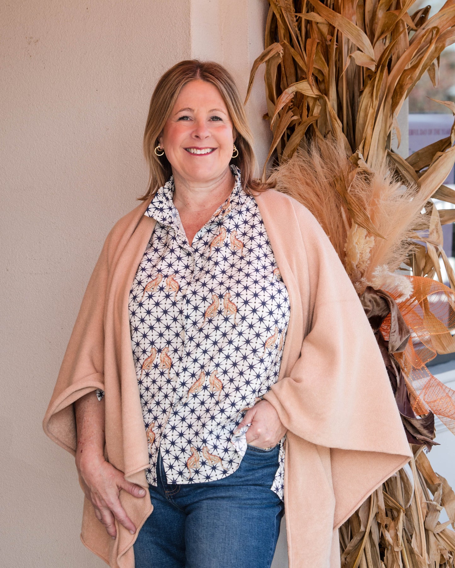 Dolman Open Cardigan - Caramel