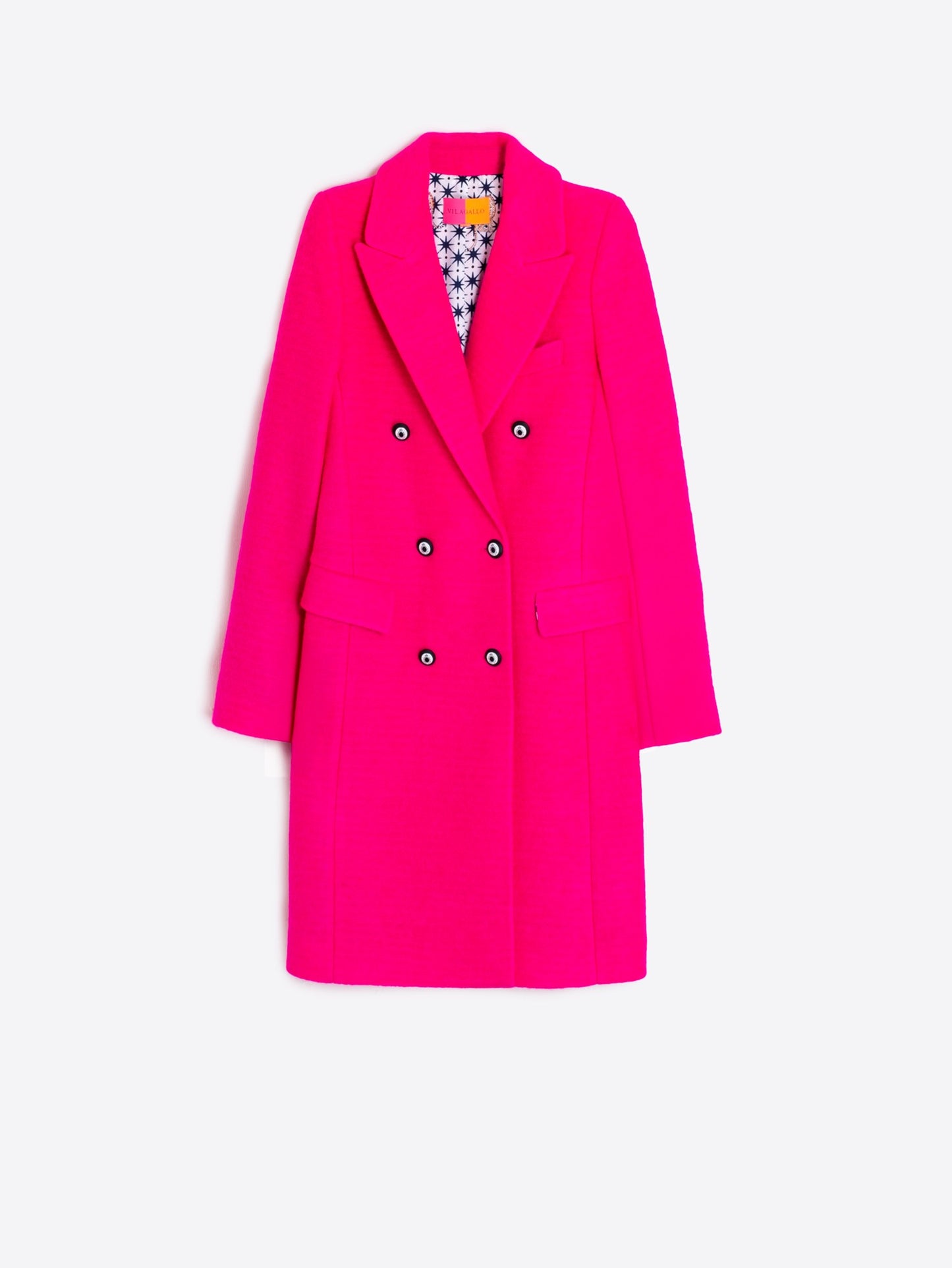 Lian Coat - Fluorescent Pink