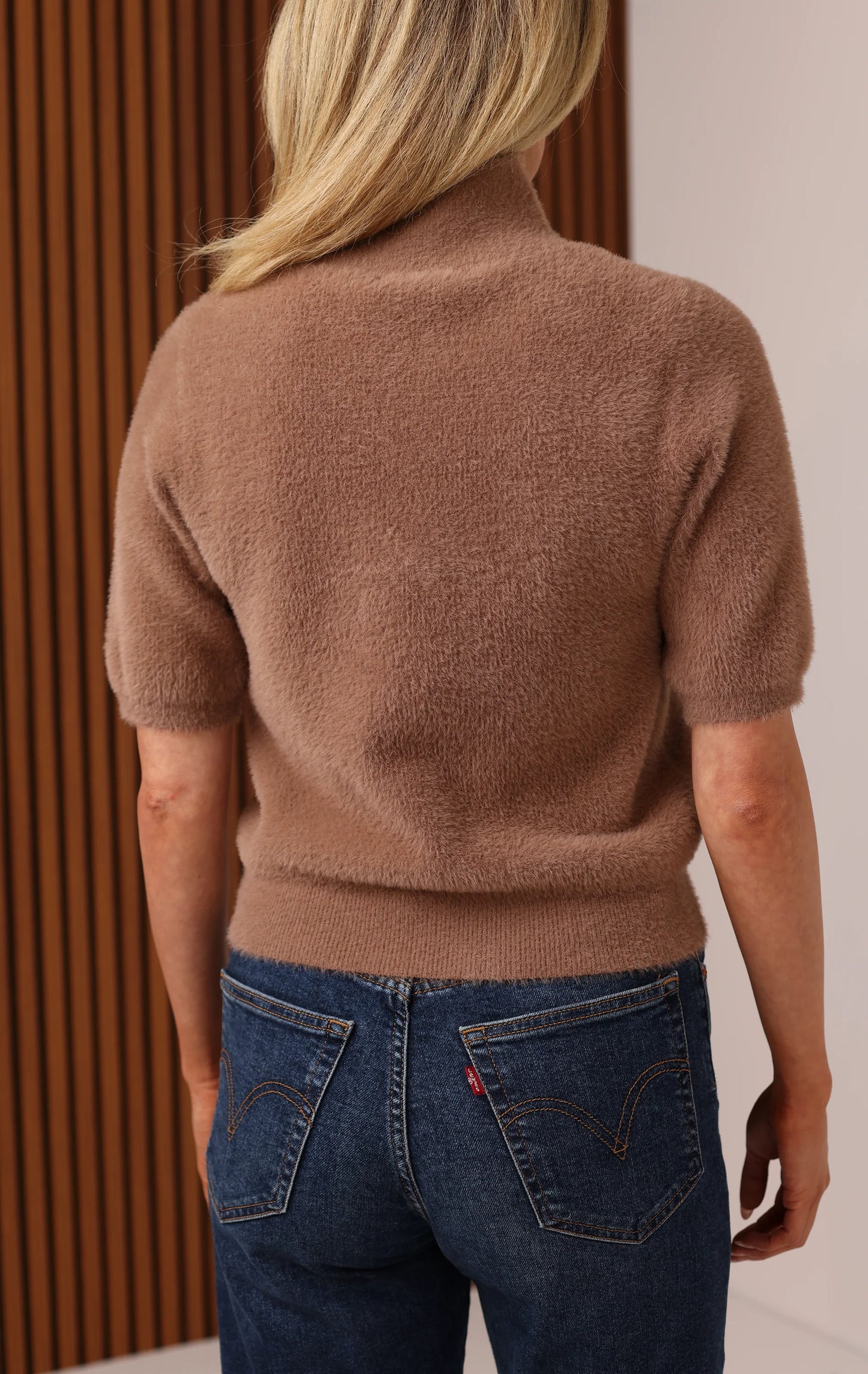 Colie Crop Sweater - Warm Sand