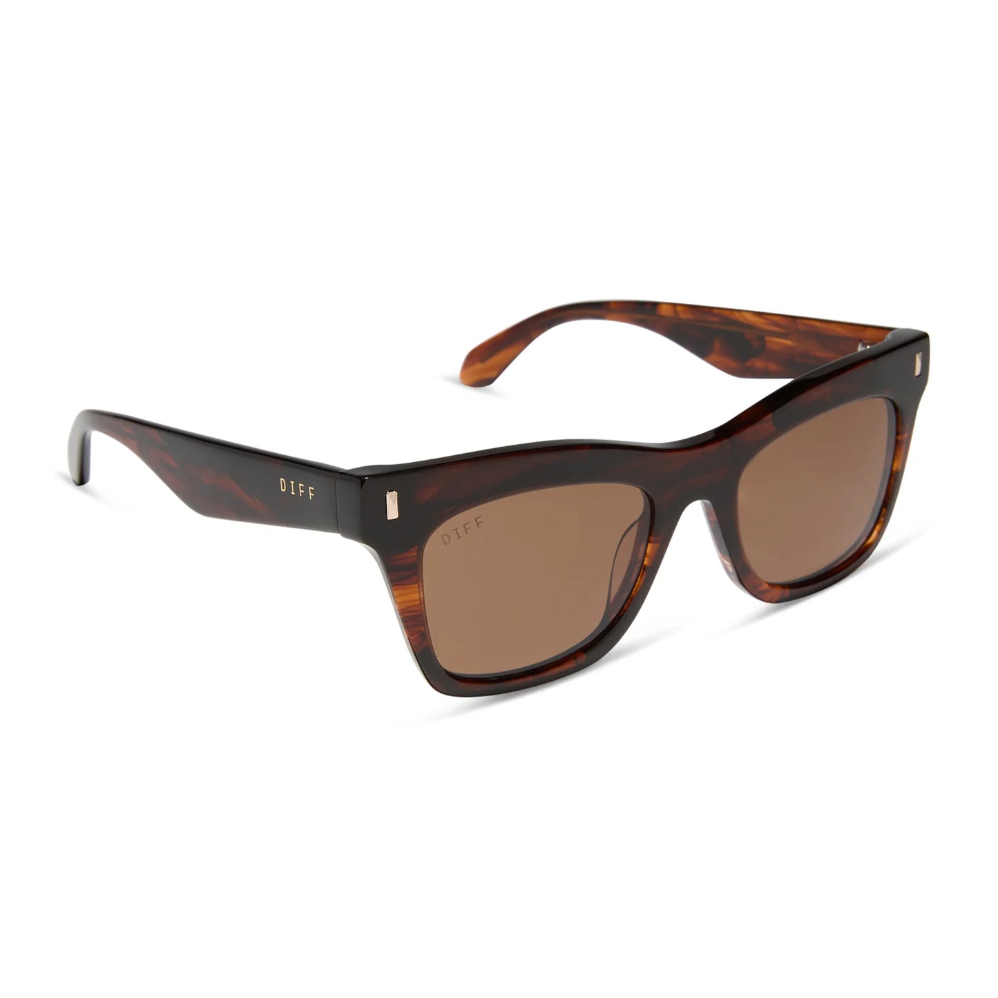 DIFF Eyewear Bradley - Sequoia Tortoise Brown Sunglasses