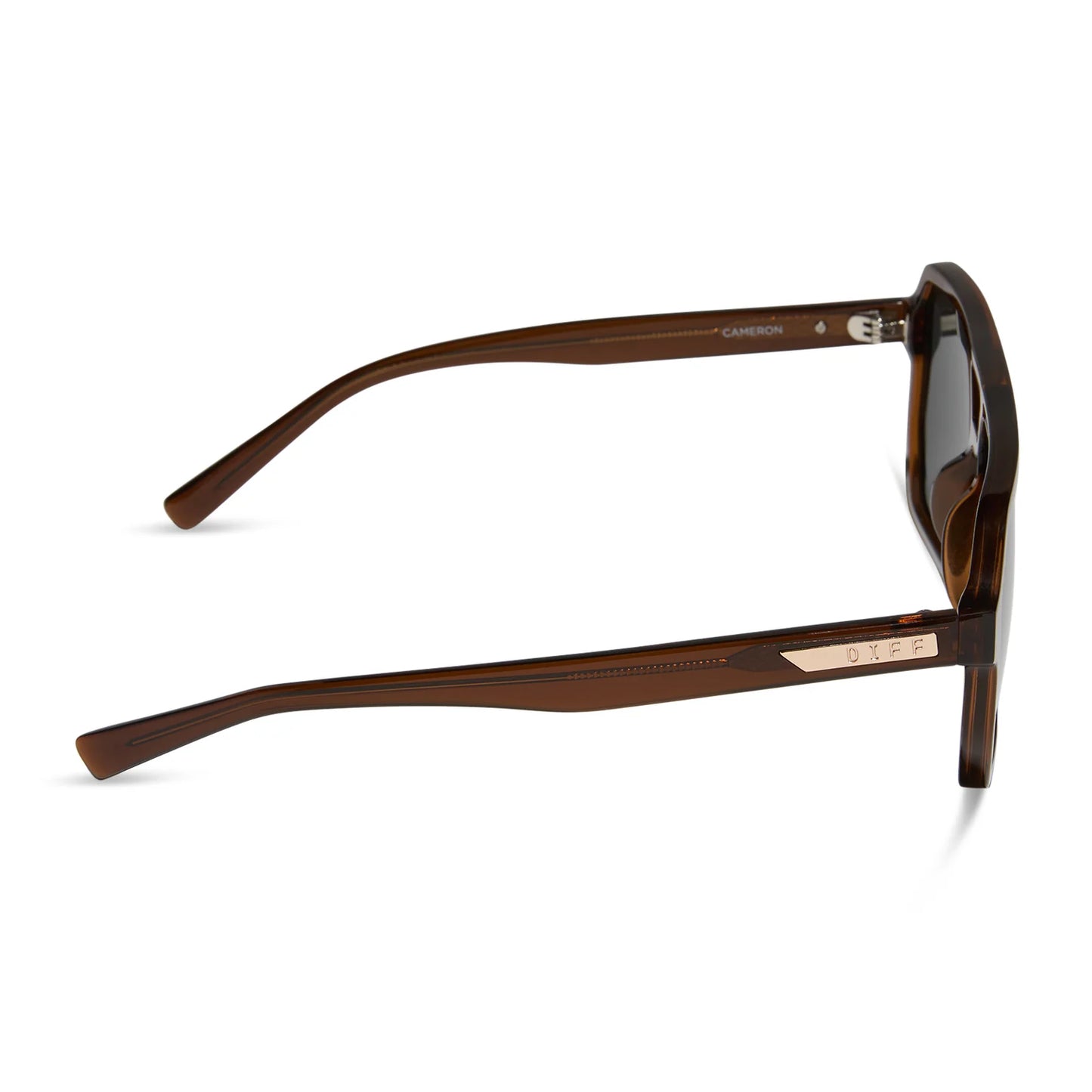 DIFF Eyewear Cameron - Whiskey Grey Polarized Sunglasses