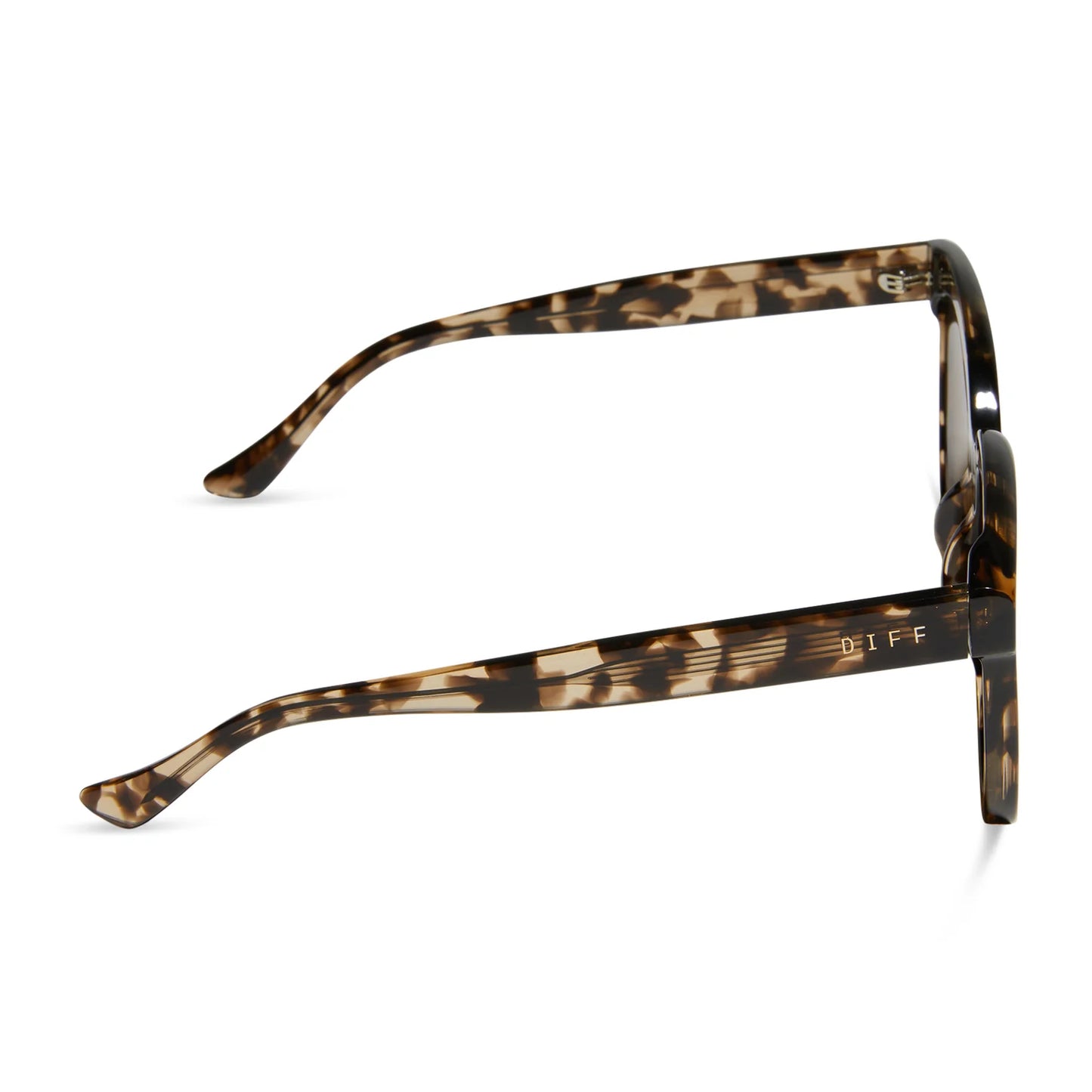 DIFF Eyewear Meredith - Espresso Tortoise Brown Polarized Sunglasses